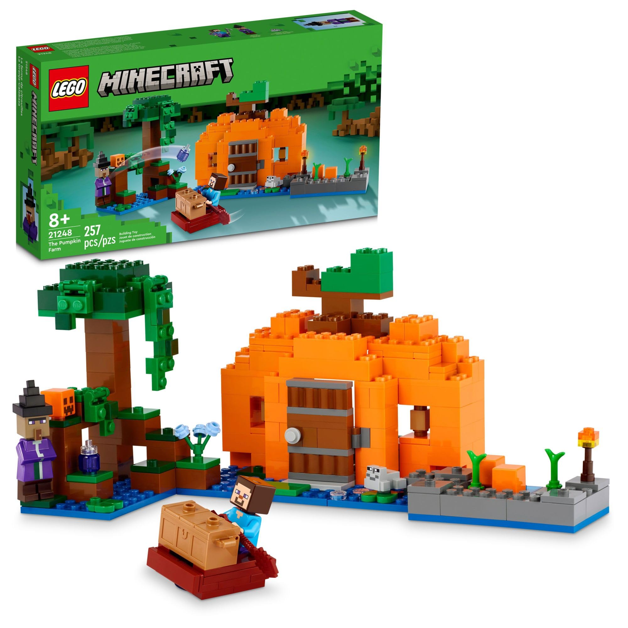 Juguete De Construcción Lego Minecraft The Pumpkin Farm 21248 Kids 8+ - Venta Internacional.