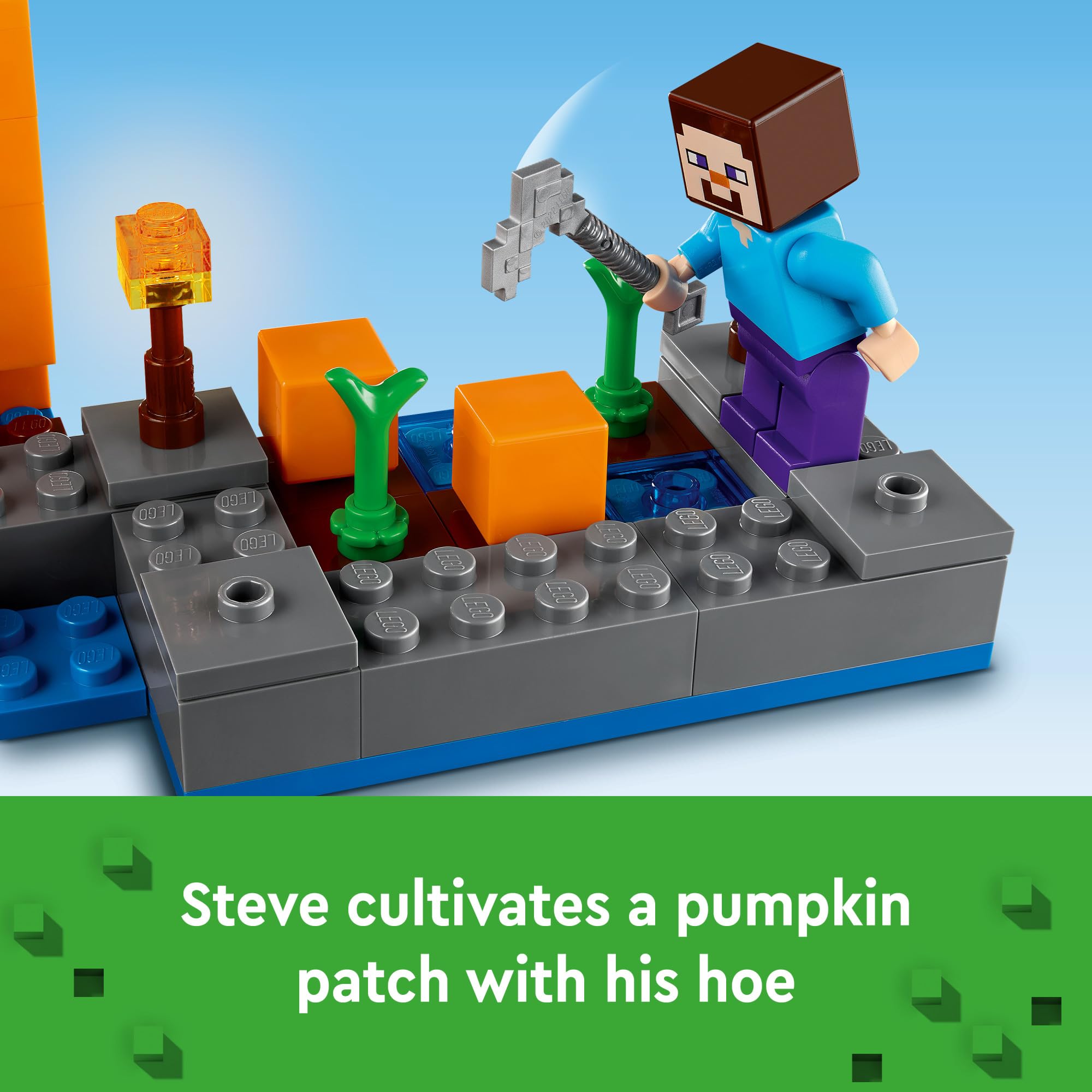 Foto 6 pulgar | Juguete De Construcción Lego Minecraft The Pumpkin Farm 21248 Kids 8+ - Venta Internacional.