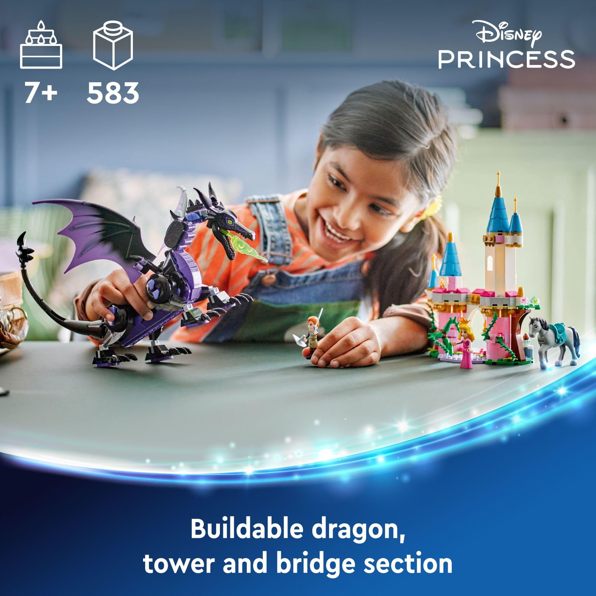 Foto 2 | Set De Construcción Lego Disney Princess Maléficent's Dragon 43240 - Venta Internacional.