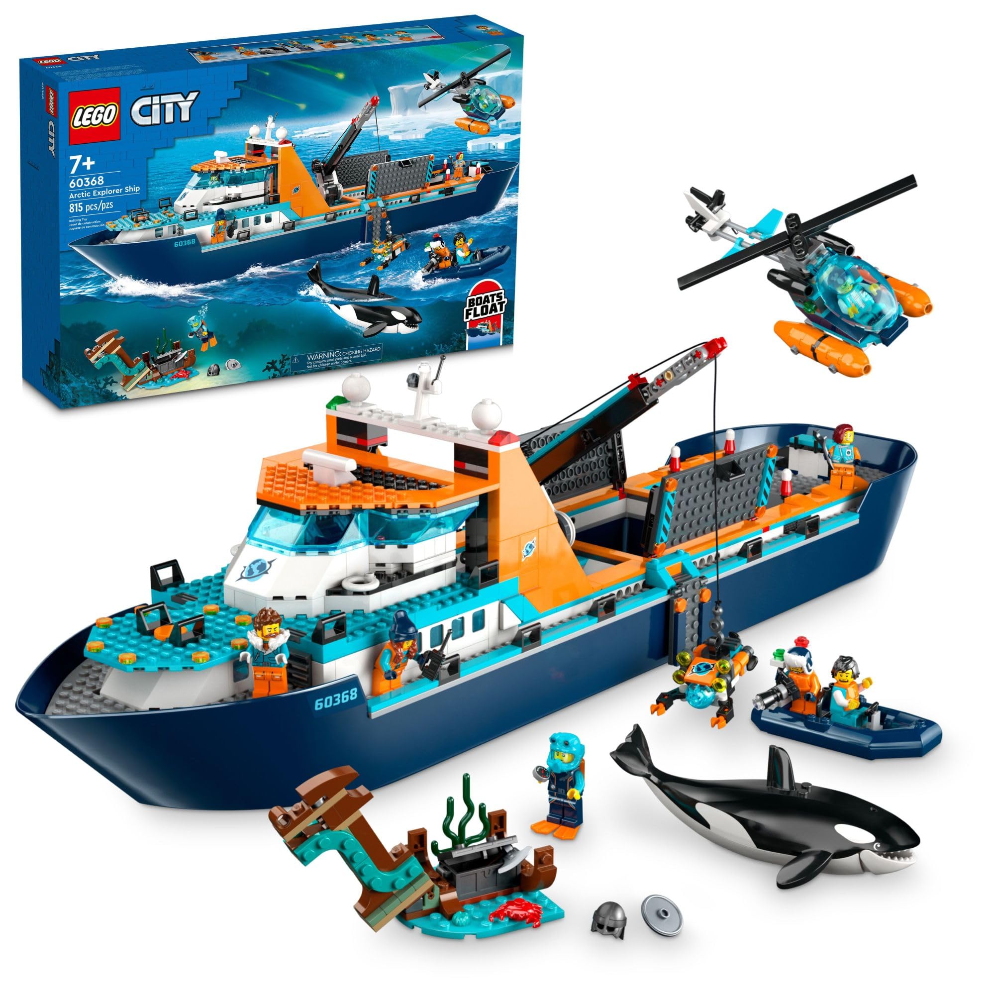 Set De Juguetes De Construcción Lego City Arctic Explorer Ship 60368 - Venta Internacional.