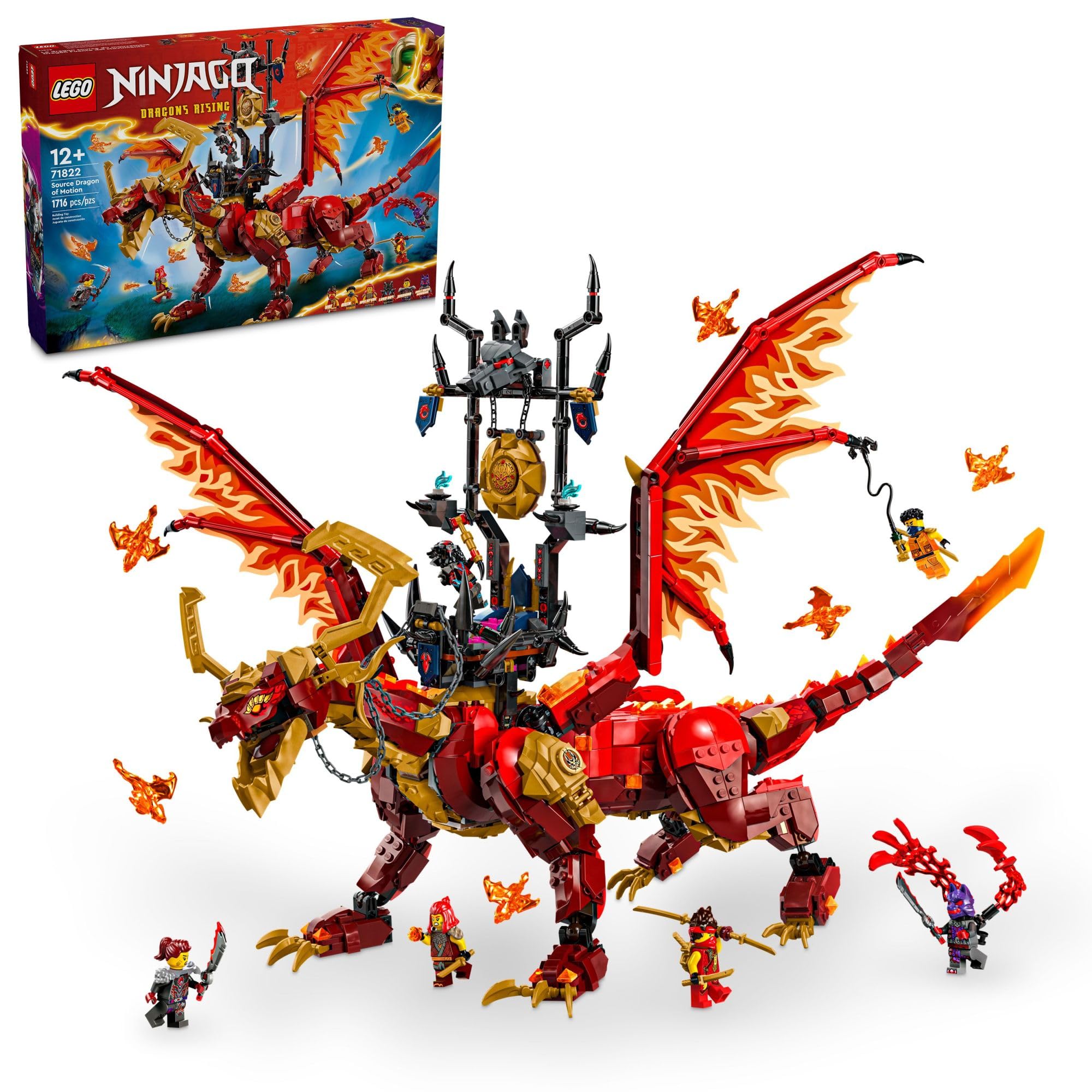 Foto 2 pulgar | Juguete De Aventura Lego Ninjago Source Dragon Of Motion 71822 - Venta Internacional.