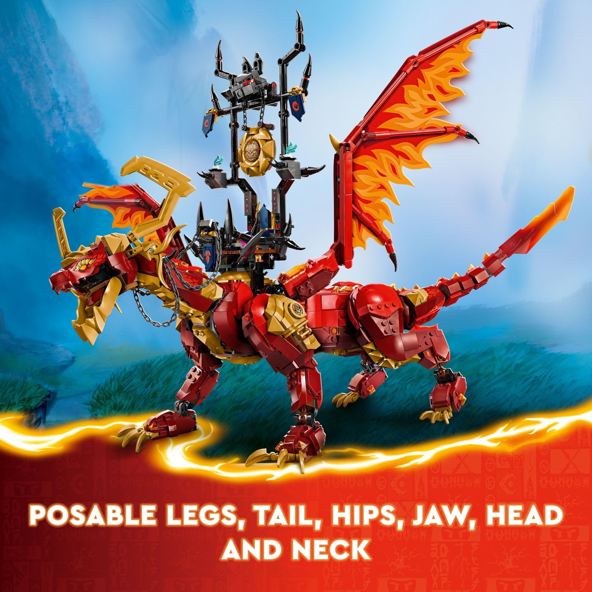 Foto 3 pulgar | Juguete De Aventura Lego Ninjago Source Dragon Of Motion 71822 - Venta Internacional.