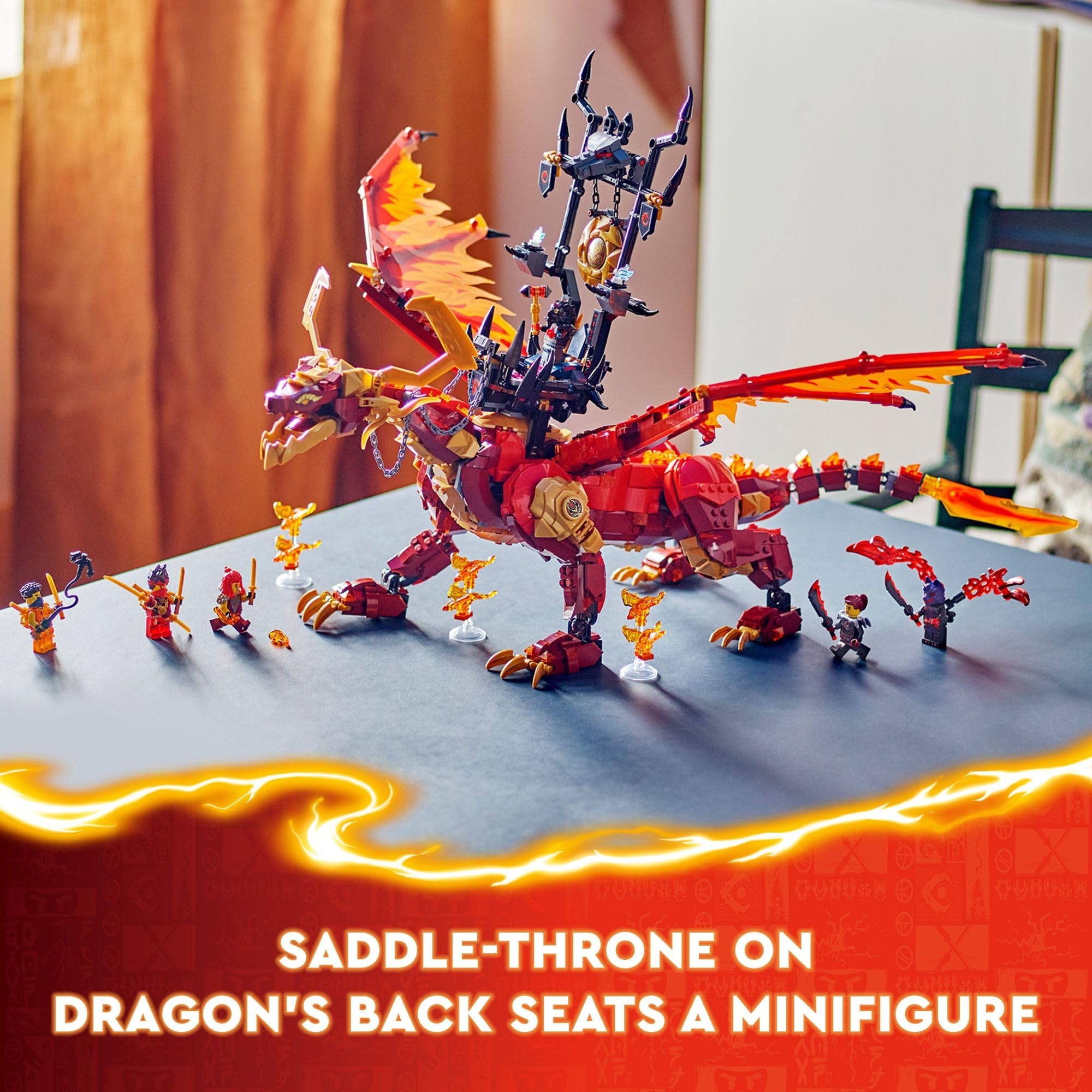 Foto 5 pulgar | Juguete De Aventura Lego Ninjago Source Dragon Of Motion 71822 - Venta Internacional.