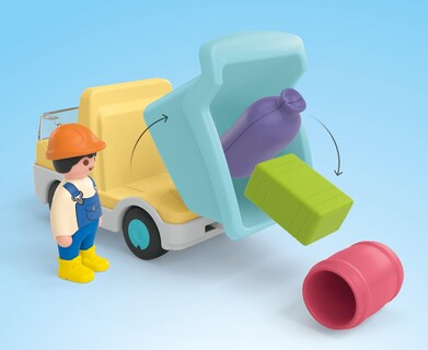 Foto 3 | Camión De Construcción Playmobil Junior Con Garaje Para Niños Mayores De 1 Año - Venta Internacional.