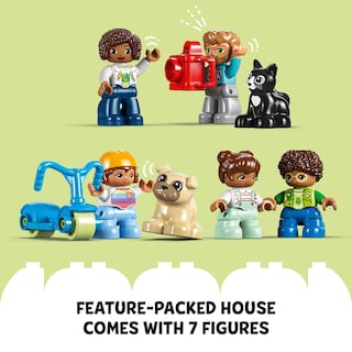 Foto 5 | Set De Juguetes De Construcción Lego Duplo Town 3 En 1 Family House 10994 - Venta Internacional.