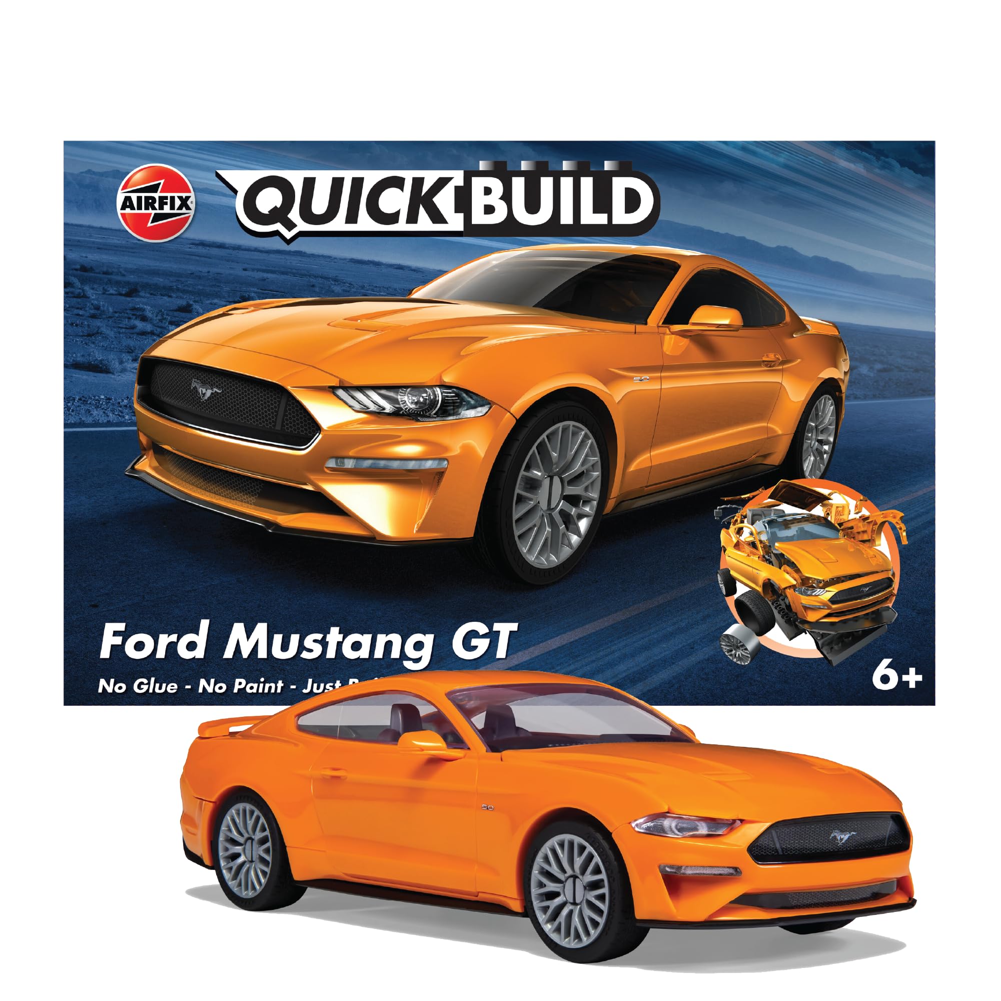 Kit De Maqueta De Coche Airfix J6036 Quickbuild Ford Mustang Gt - Venta Internacional.