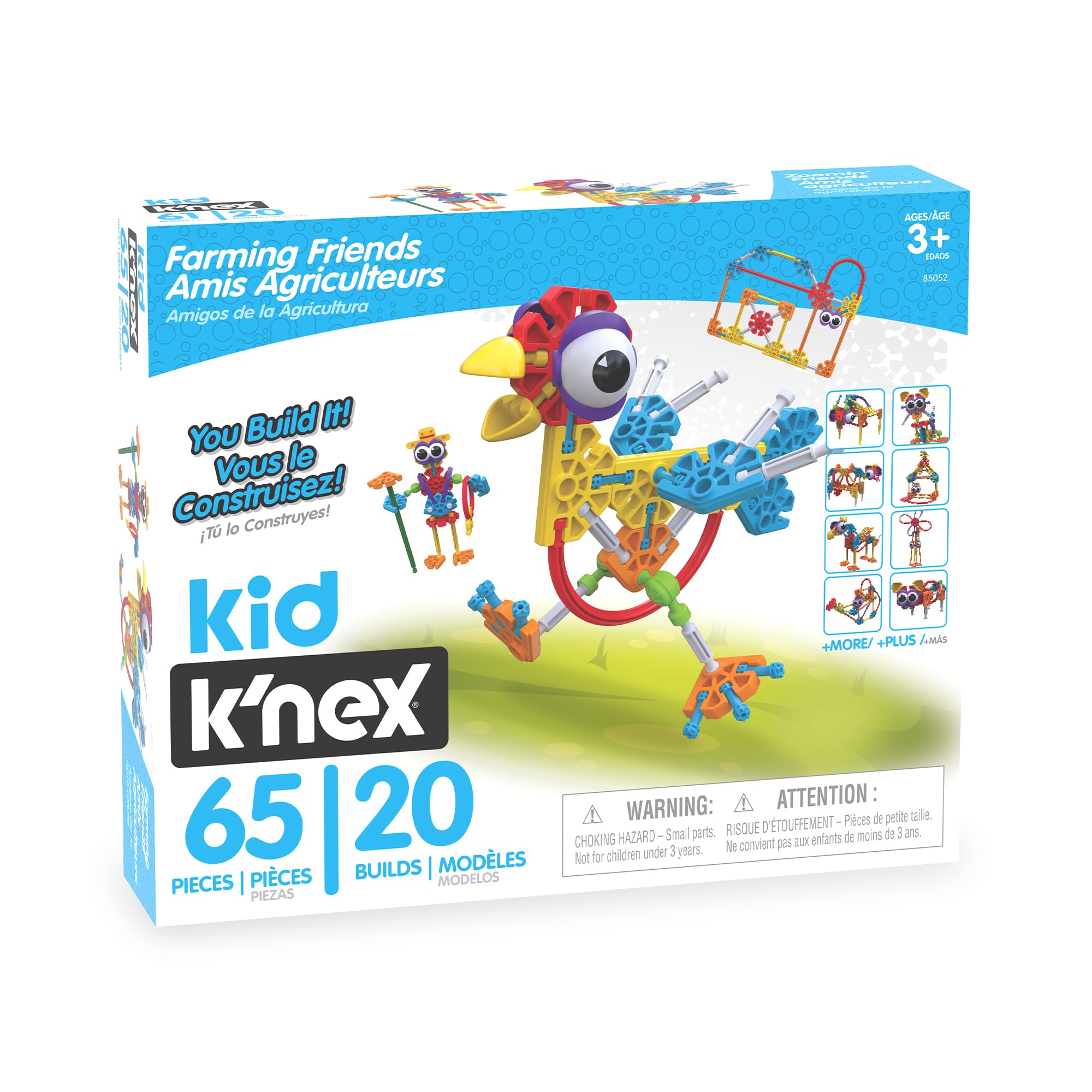 Foto 7 pulgar | Set De Construcción K'nex Kid Farmin' Friends De 65 Piezas Para Niños En Edad Preescolar - Venta Internacional.