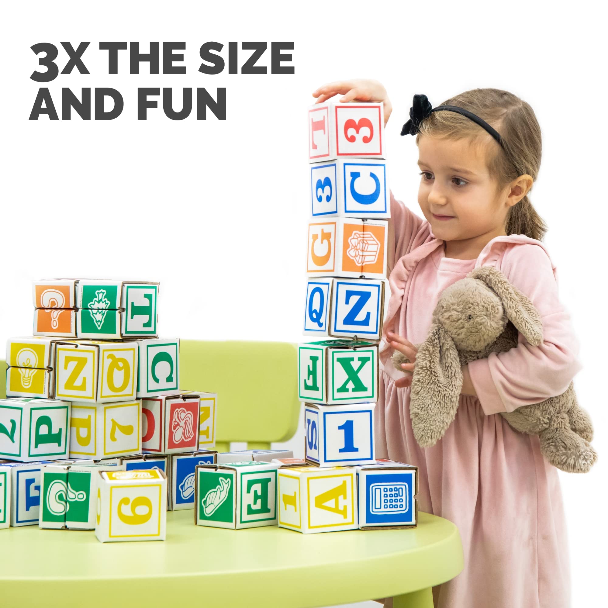 Foto 3 pulgar | Construyendo Bloques De Aprendizaje Bankers Box At Play Abc/123 X50 - Venta Internacional.
