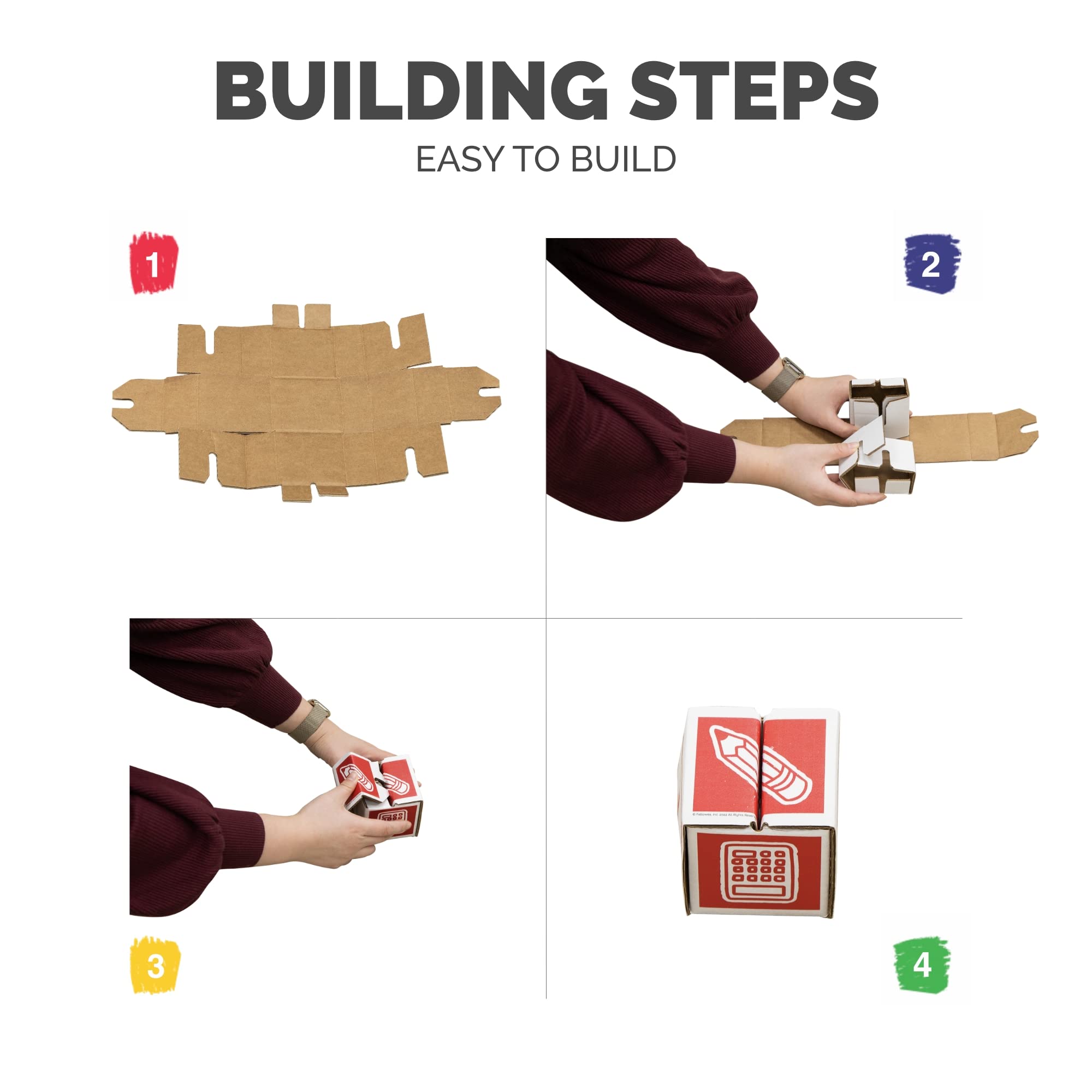 Foto 8 pulgar | Construyendo Bloques De Aprendizaje Bankers Box At Play Abc/123 X50 - Venta Internacional.