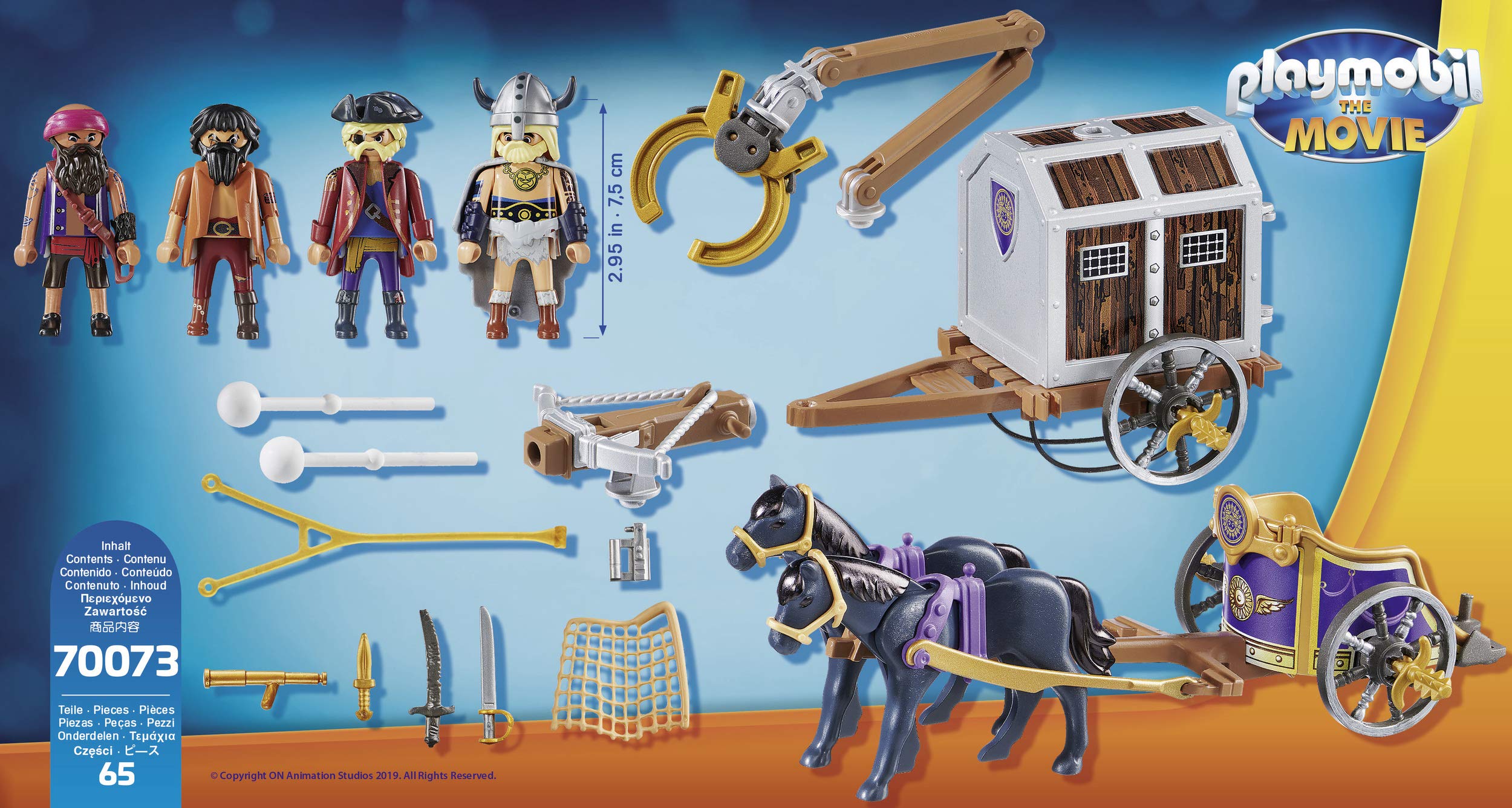 Foto 4 | Playmobil La Película Charlie Con Prison Wagon 70073 - Venta Internacional.