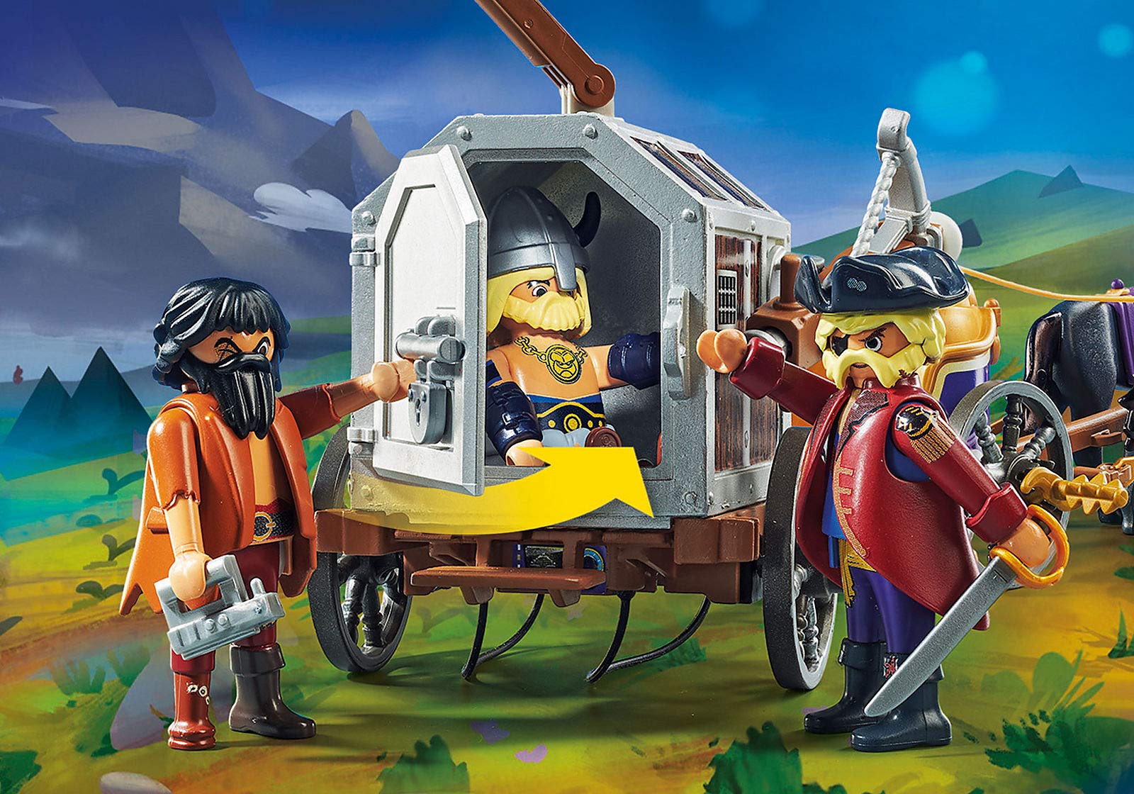 Foto 7 pulgar | Playmobil La Película Charlie Con Prison Wagon 70073 - Venta Internacional.