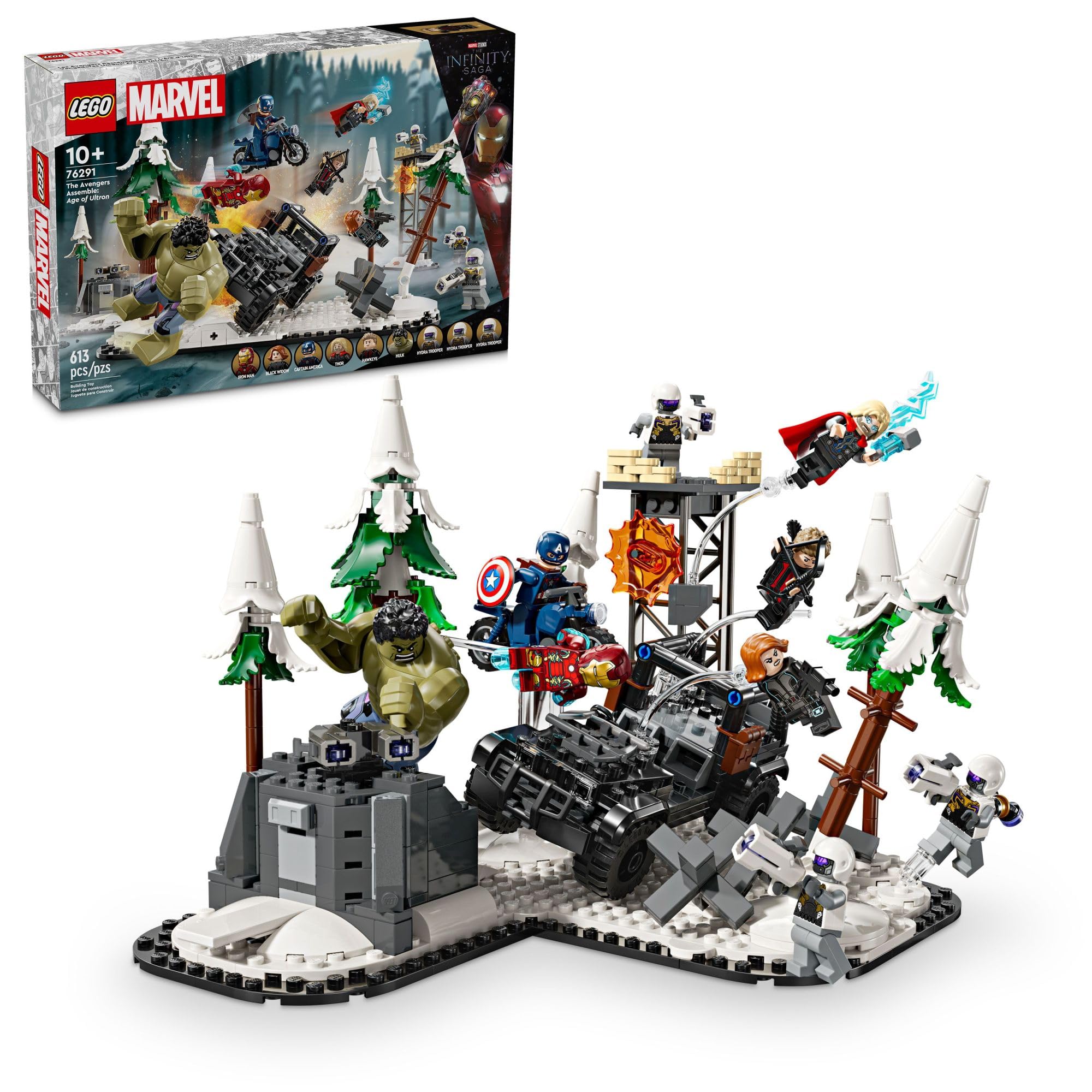 Set De Juego Lego Marvel Los Vengadores Ensamblan La Era De Ultrón 76291 - Venta Internacional.