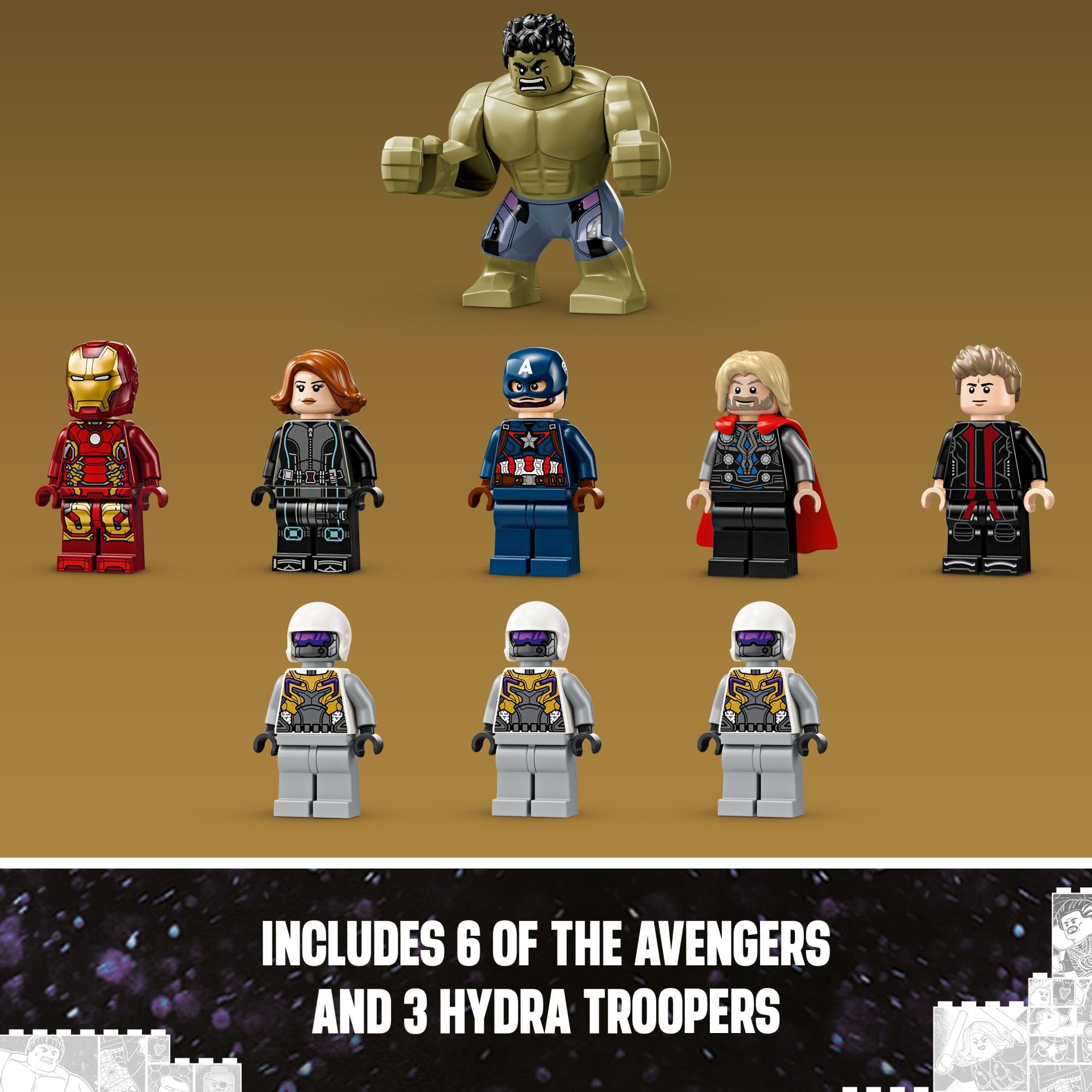 Foto 7 pulgar | Set De Juego Lego Marvel Los Vengadores Ensamblan La Era De Ultrón 76291 - Venta Internacional.