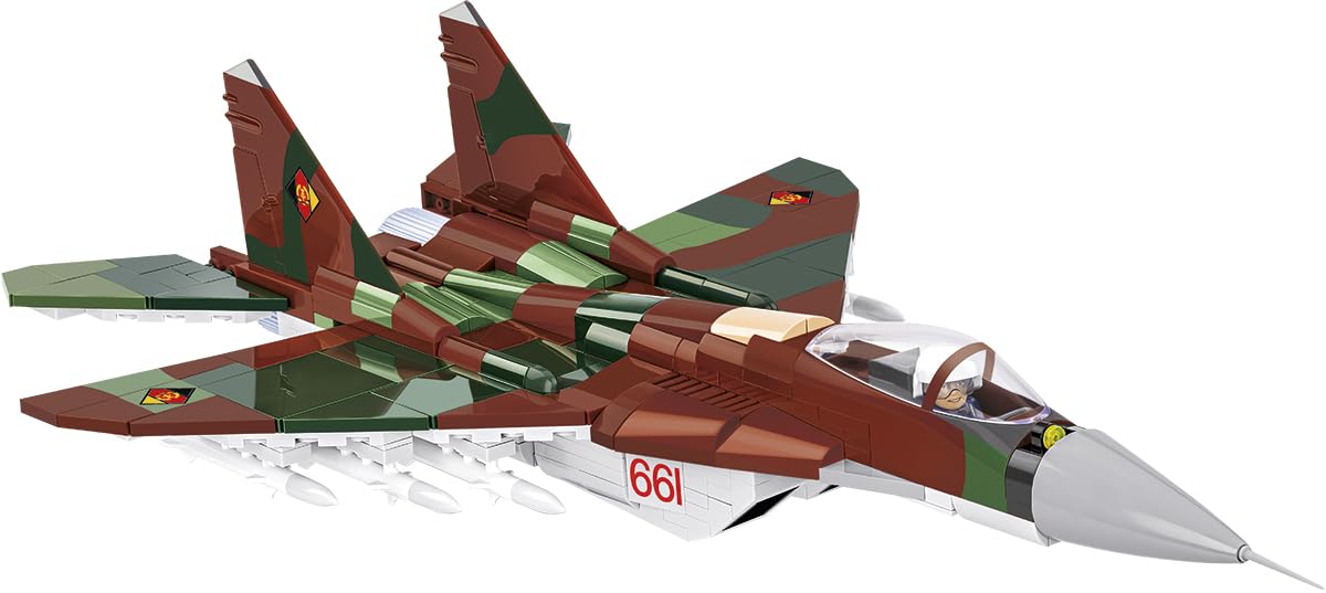 Aeronave Mig-29 De Las Fuerzas Armadas Cobi (alemania Del Este) Con 545 Piezas - Venta Internacional.