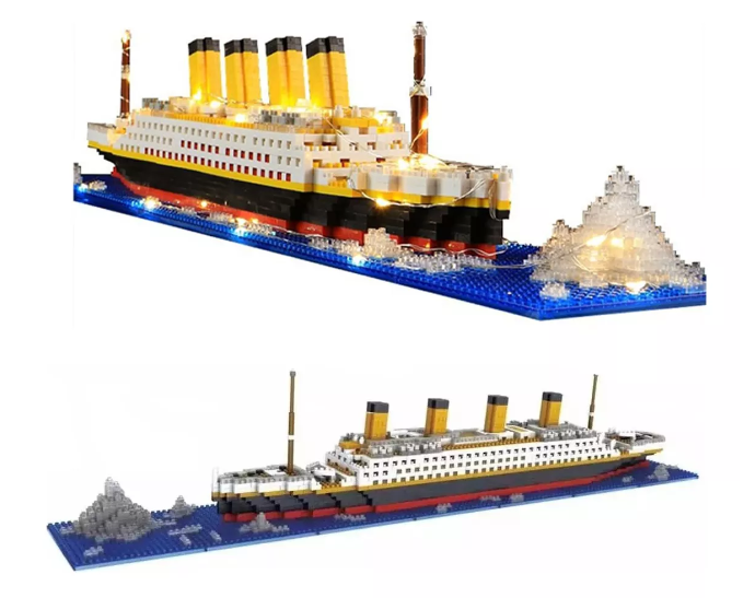 Puzzle 3d Titanic Maquetas Barco 1878 Pzs,juguetes Bloques  Wünd