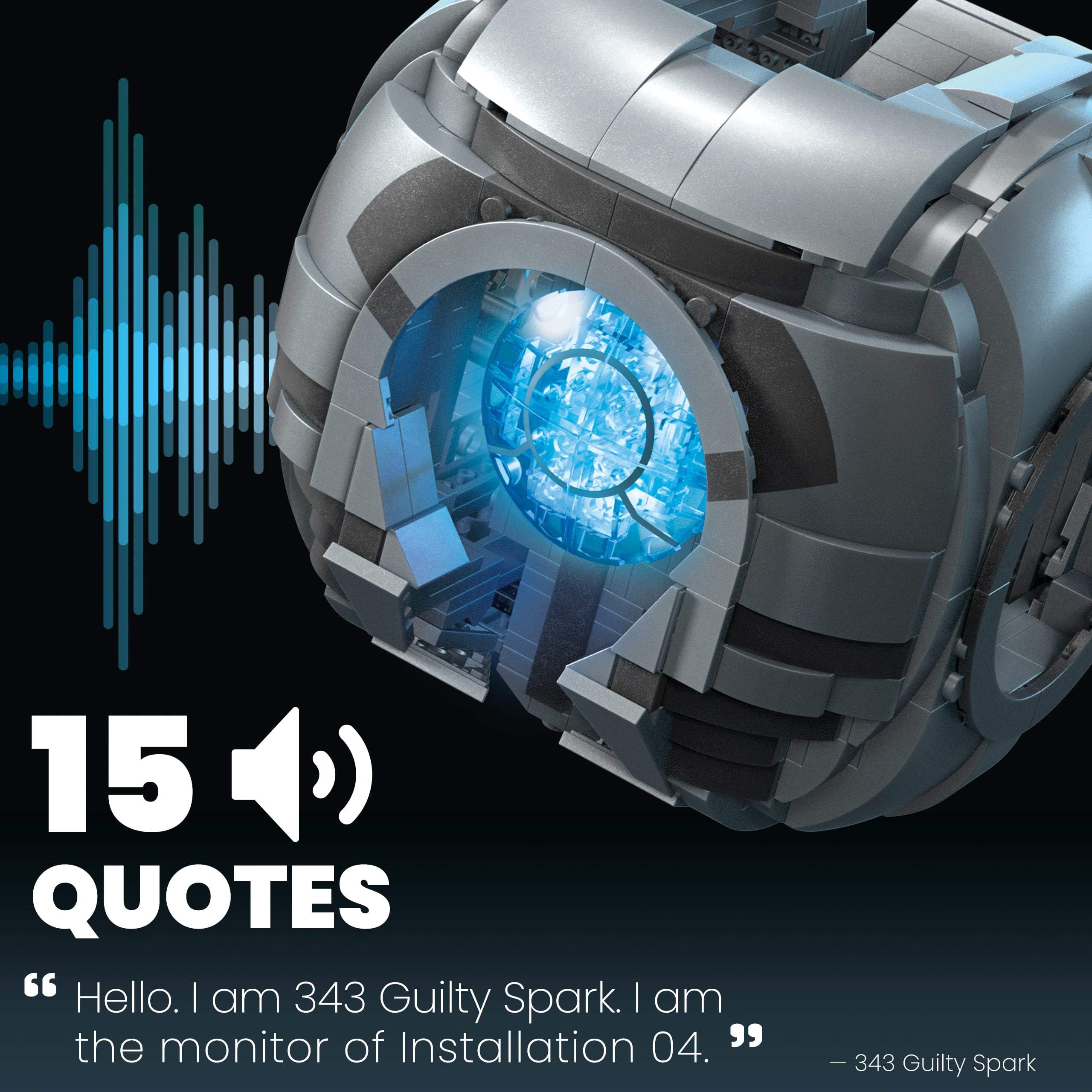 Foto 4 | Juguete De Construcción Mega Halo, Modelo 343, Guilty Spark, 609 Unidades - Venta Internacional.