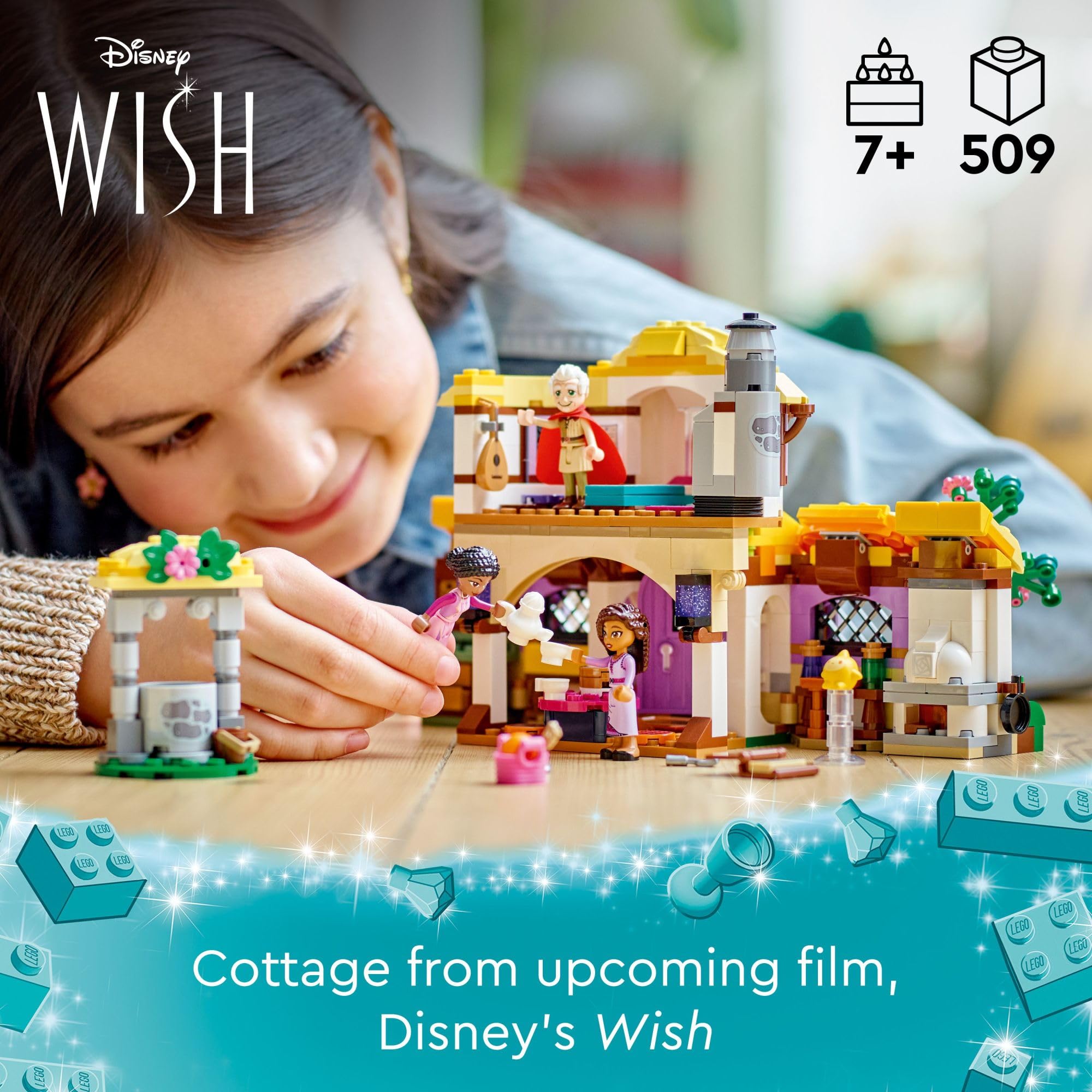 Foto 2 | Set de Juguetes de Construcción LEGO Disney Wish: Asha's Cottage 43231 - Venta Internacional