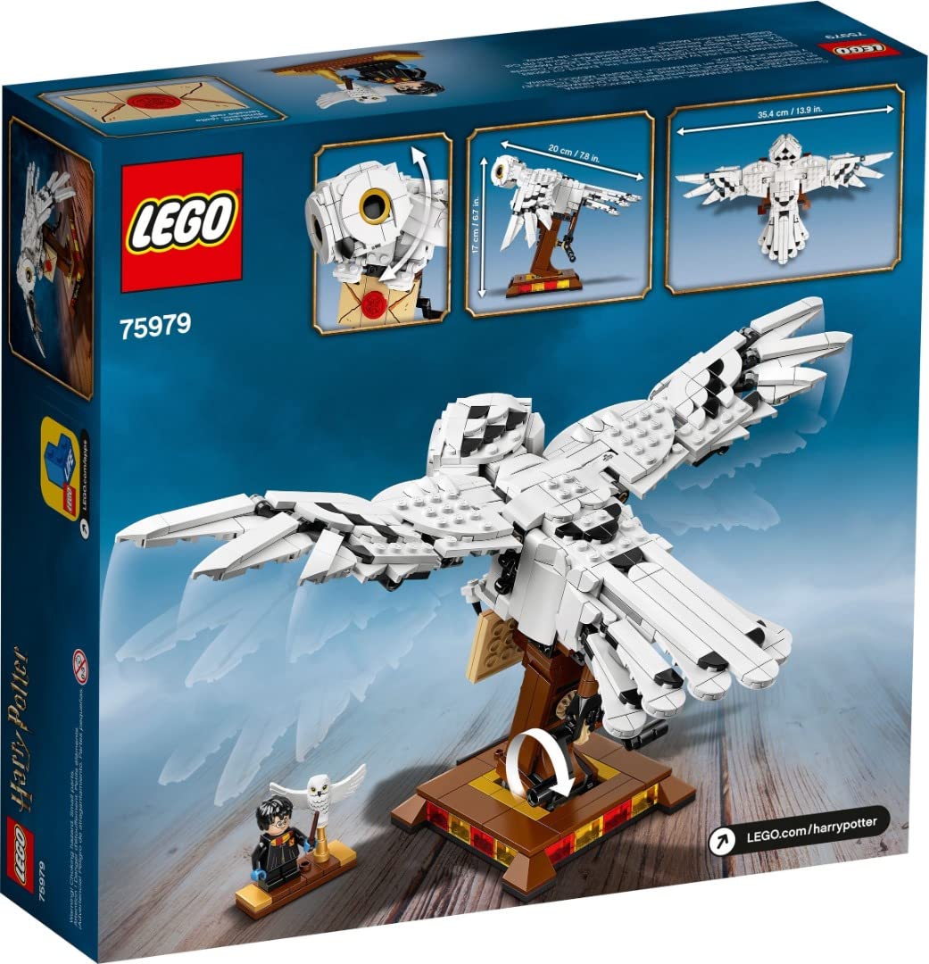 Foto 2 | Juguete Lego Harry Potter Hedwig 75979 Con Alas Móviles - Venta Internacional.