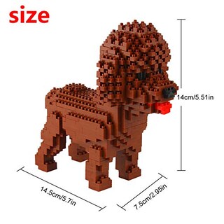 Foto 2 | Miniladrillos Para Mascotas Micro Dog, 950 Piezas Kljm-02 (caniche) - Venta Internacional.