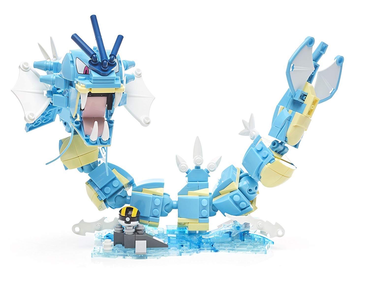 Foto 2 pulgar | Juguete De Construcción Mega Construx Pokémon Gyarados Con Ultra Ball - Venta Internacional.