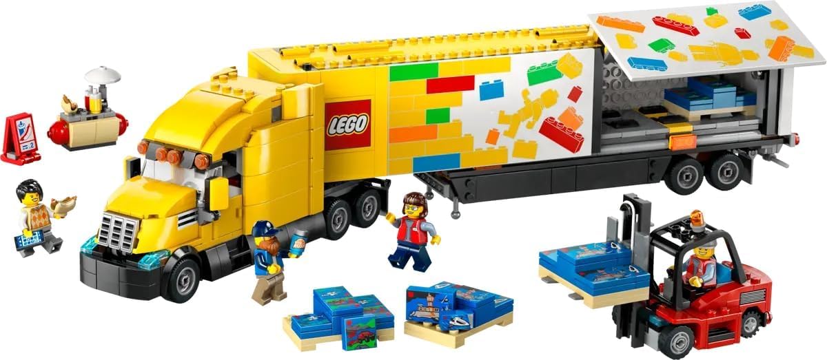 Foto 5 | Camión De Juguete Lego City Delivery Truck (60440) Con Minifiguras - Venta Internacional.