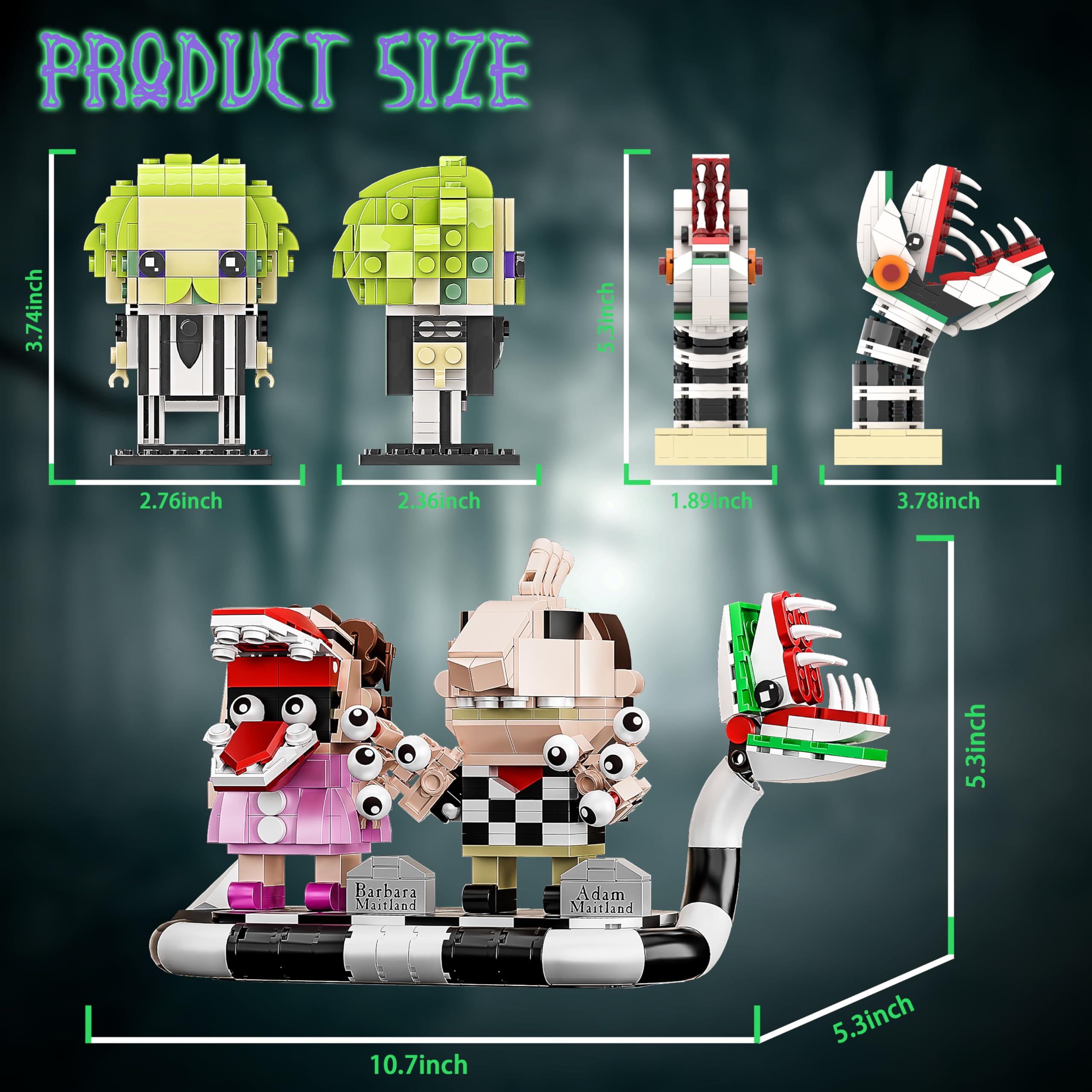 Foto 4 | Figuras Building Blocks Betelgeuse Sandworm, 861 Piezas, Más De 6 - Venta Internacional.