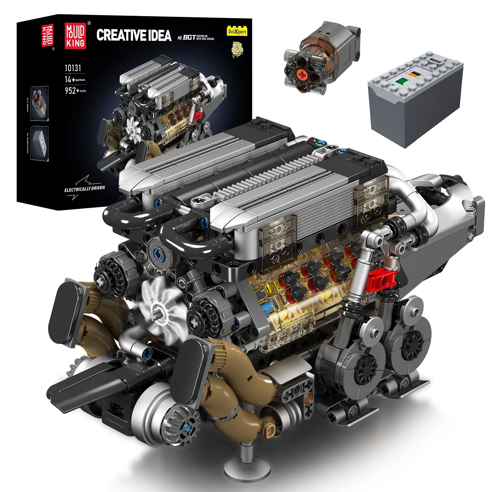 Foto 1 | Set De Bloques De Construcción Mould King 10131 W16 Con Motor V8 - Venta Internacional.