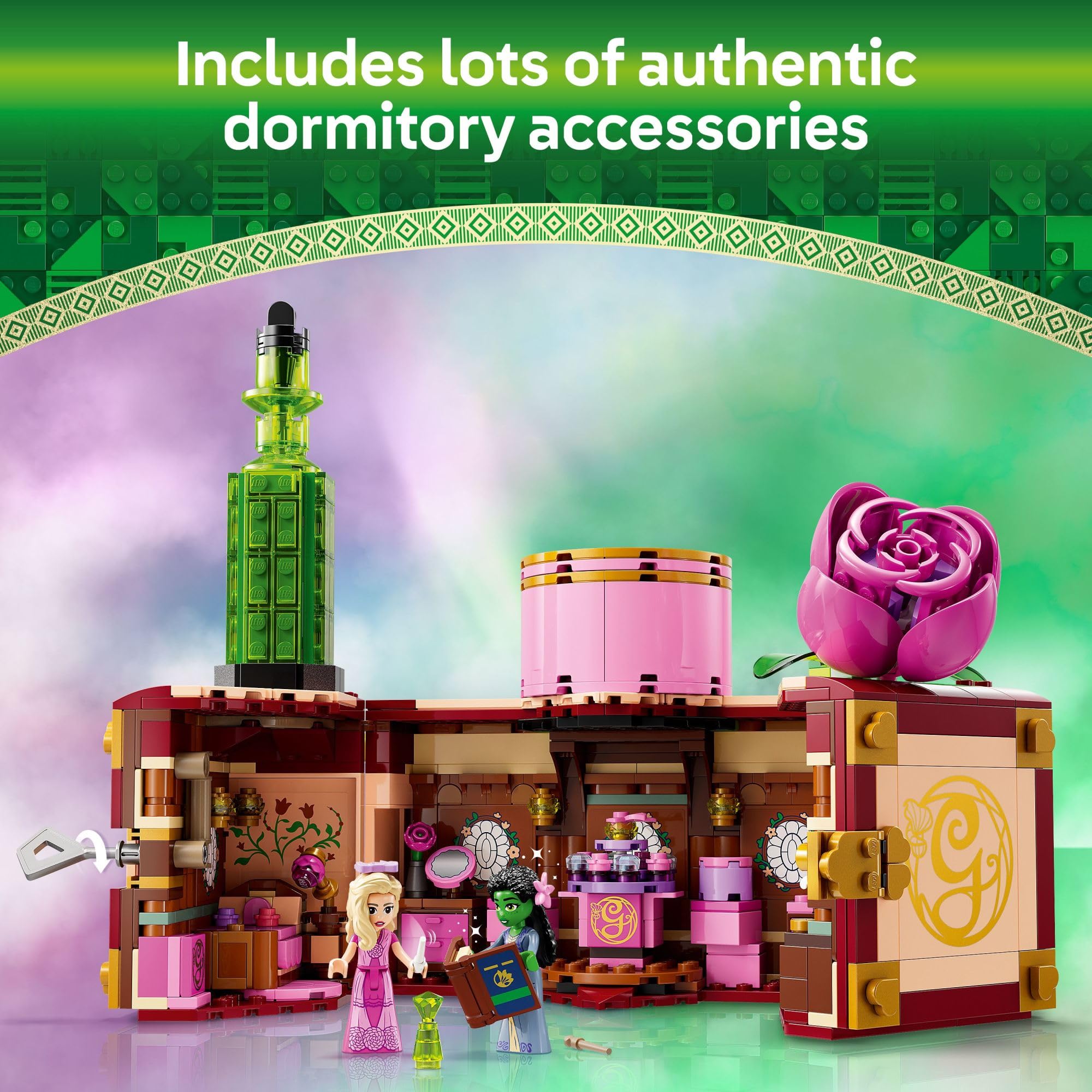 Foto 4 pulgar | Juguete Coleccionable Lego Wicked Glinda & Elphaba's Dormitory 75683 - Venta Internacional.