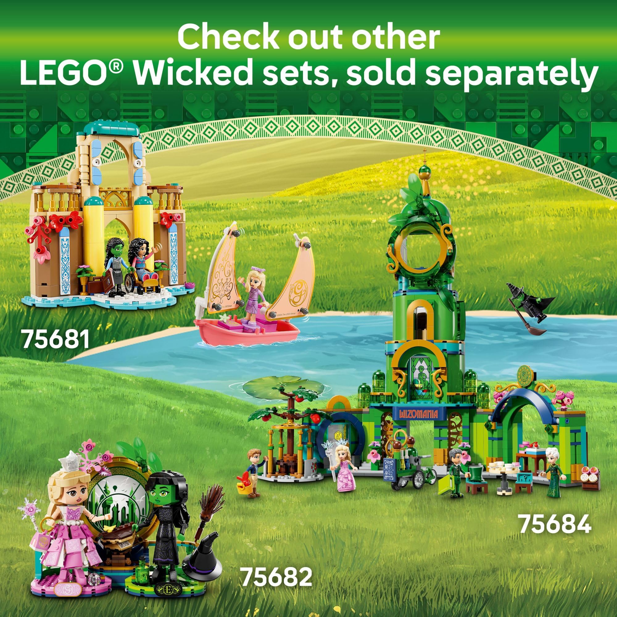 Foto 8 pulgar | Juguete Coleccionable Lego Wicked Glinda & Elphaba's Dormitory 75683 - Venta Internacional.