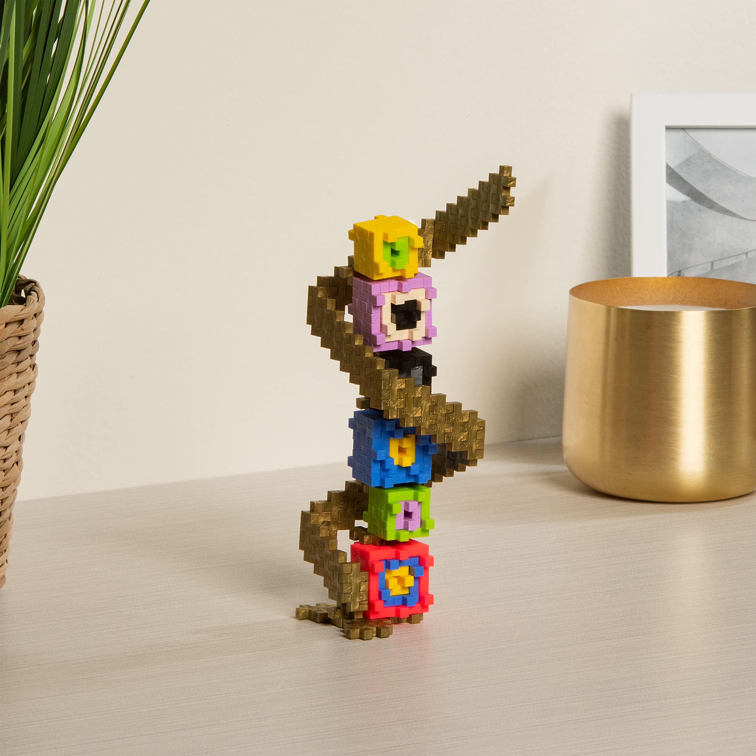 Foto 4 pulgar | Juguete De Construcción Plus Plus, Inspirado En Klimt The Kiss, 350 Piezas - Venta Internacional.