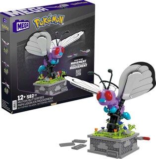Foto 1 | Set De Juguetes De Construcción Mega Pokémon Motion Butterfree 605 Piezas - Venta Internacional.