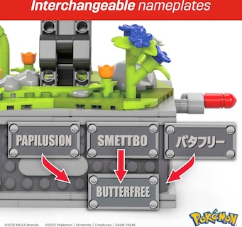Foto 3 | Set De Juguetes De Construcción Mega Pokémon Motion Butterfree 605 Piezas - Venta Internacional.