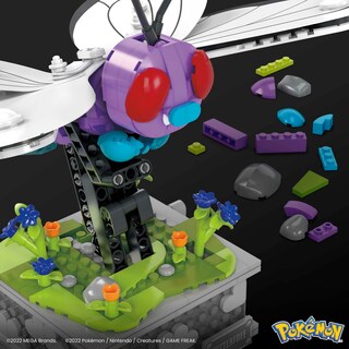 Foto 5 | Set De Juguetes De Construcción Mega Pokémon Motion Butterfree 605 Piezas - Venta Internacional.