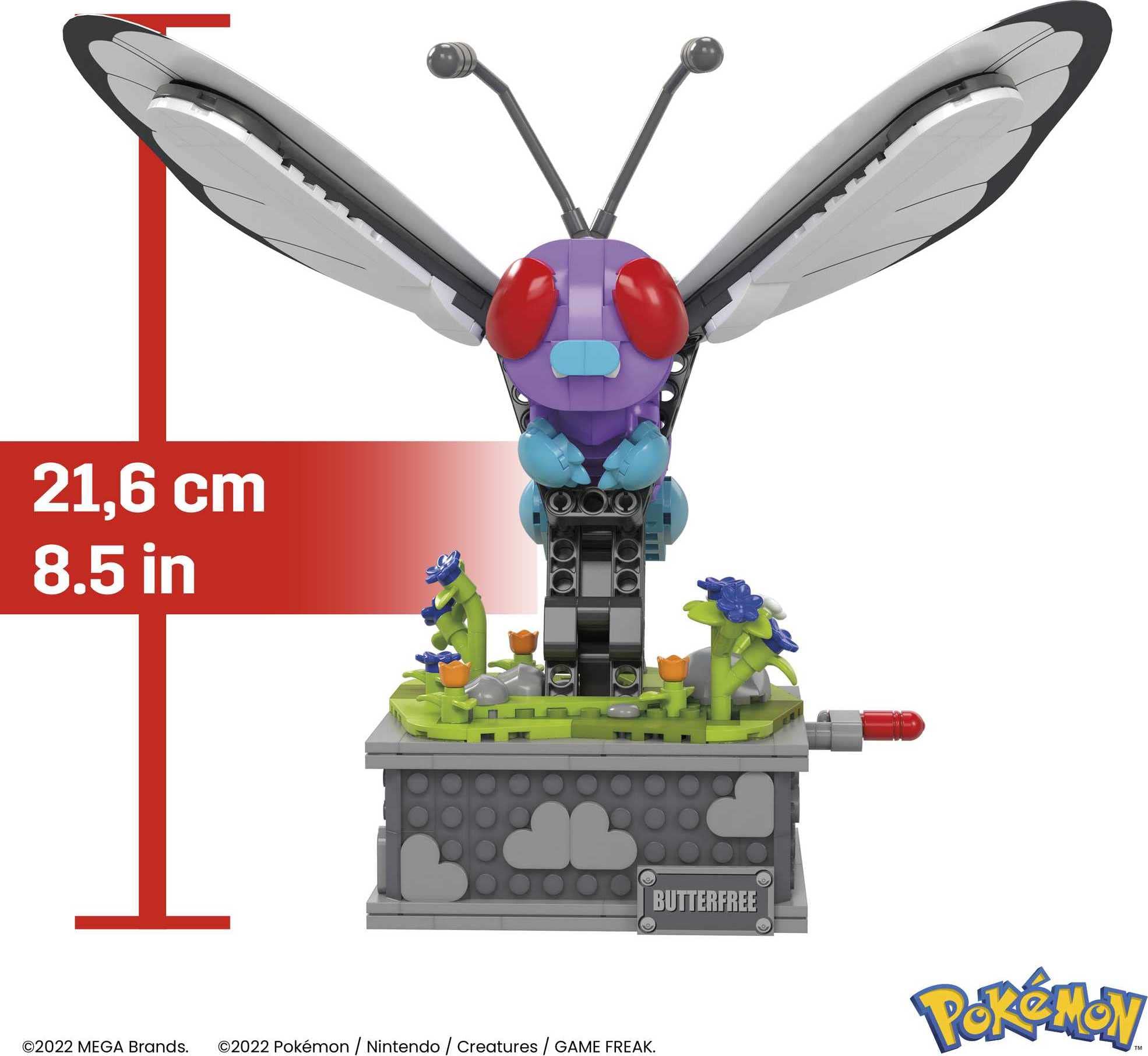 Foto 7 pulgar | Set De Juguetes De Construcción Mega Pokémon Motion Butterfree 605 Piezas - Venta Internacional.