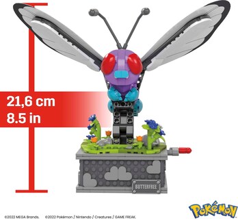 Foto 6 | Set De Juguetes De Construcción Mega Pokémon Motion Butterfree 605 Piezas - Venta Internacional.