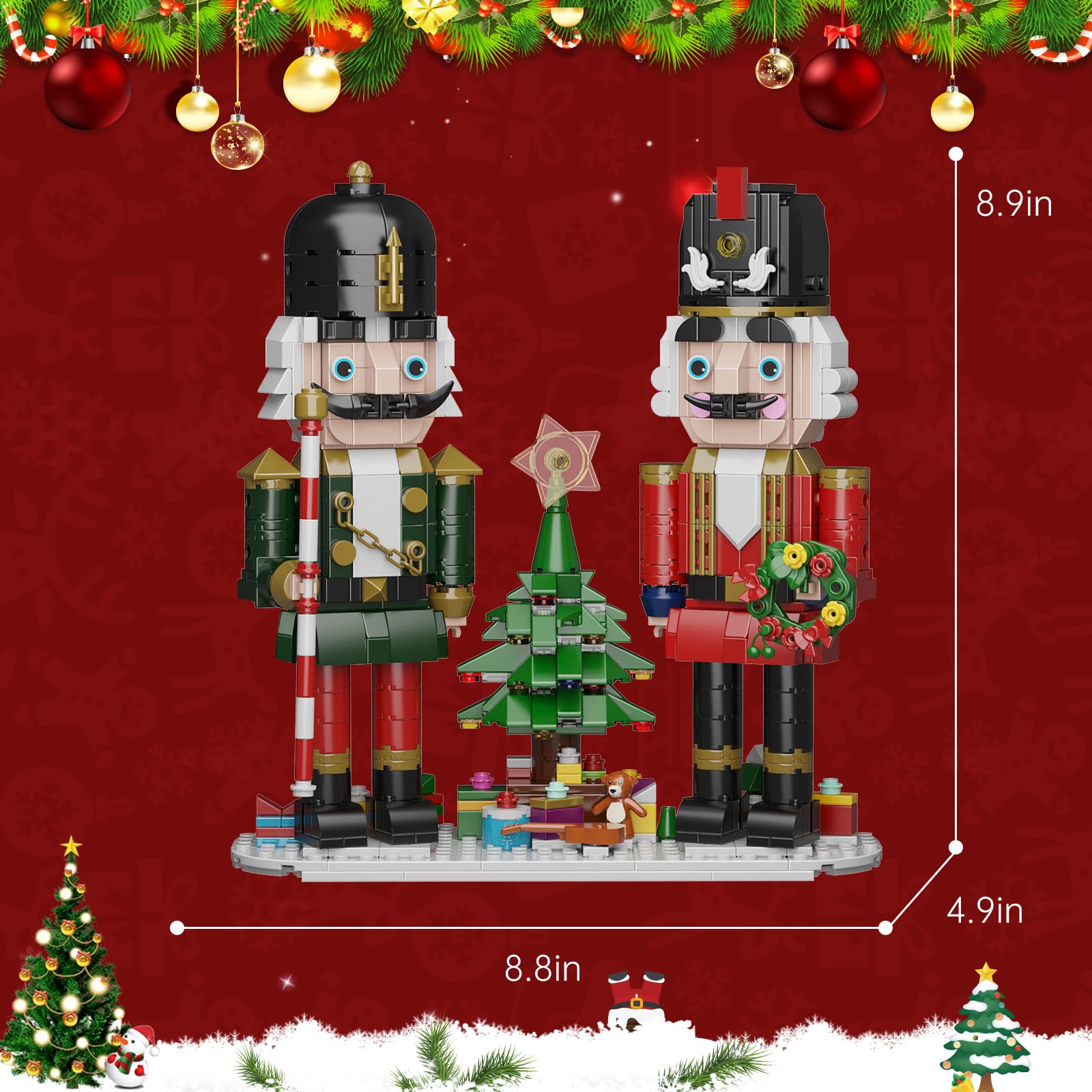 Foto 6 | Juego De Bloques De Construcción Buildingboat Christmas Nutcracker, 690 Piezas - Venta Internacional.