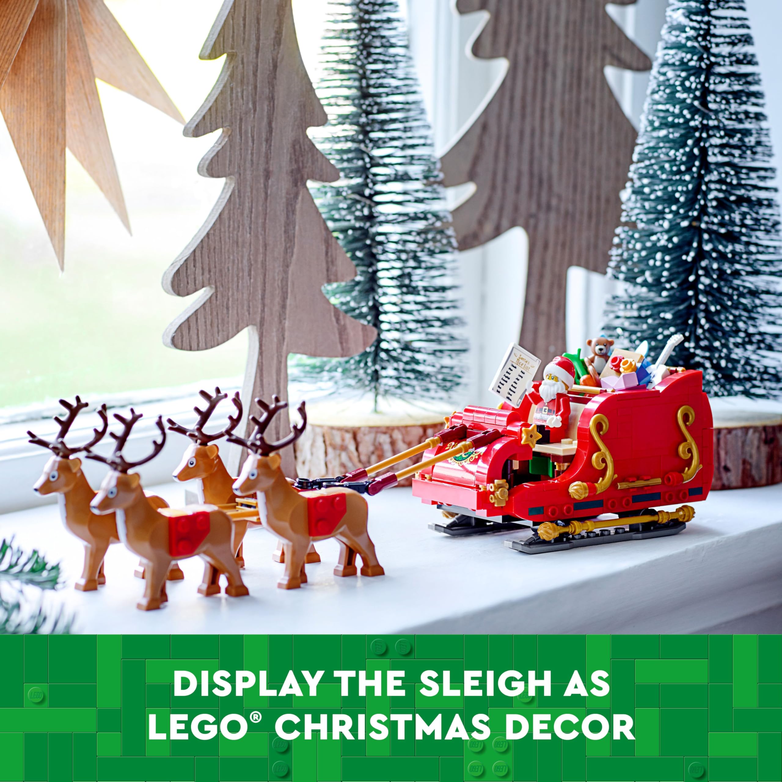 Foto 7 pulgar | Set De Construcción Lego Santa's Sleigh 40499 Para Niños De 9 A 13 Años - Venta Internacional.