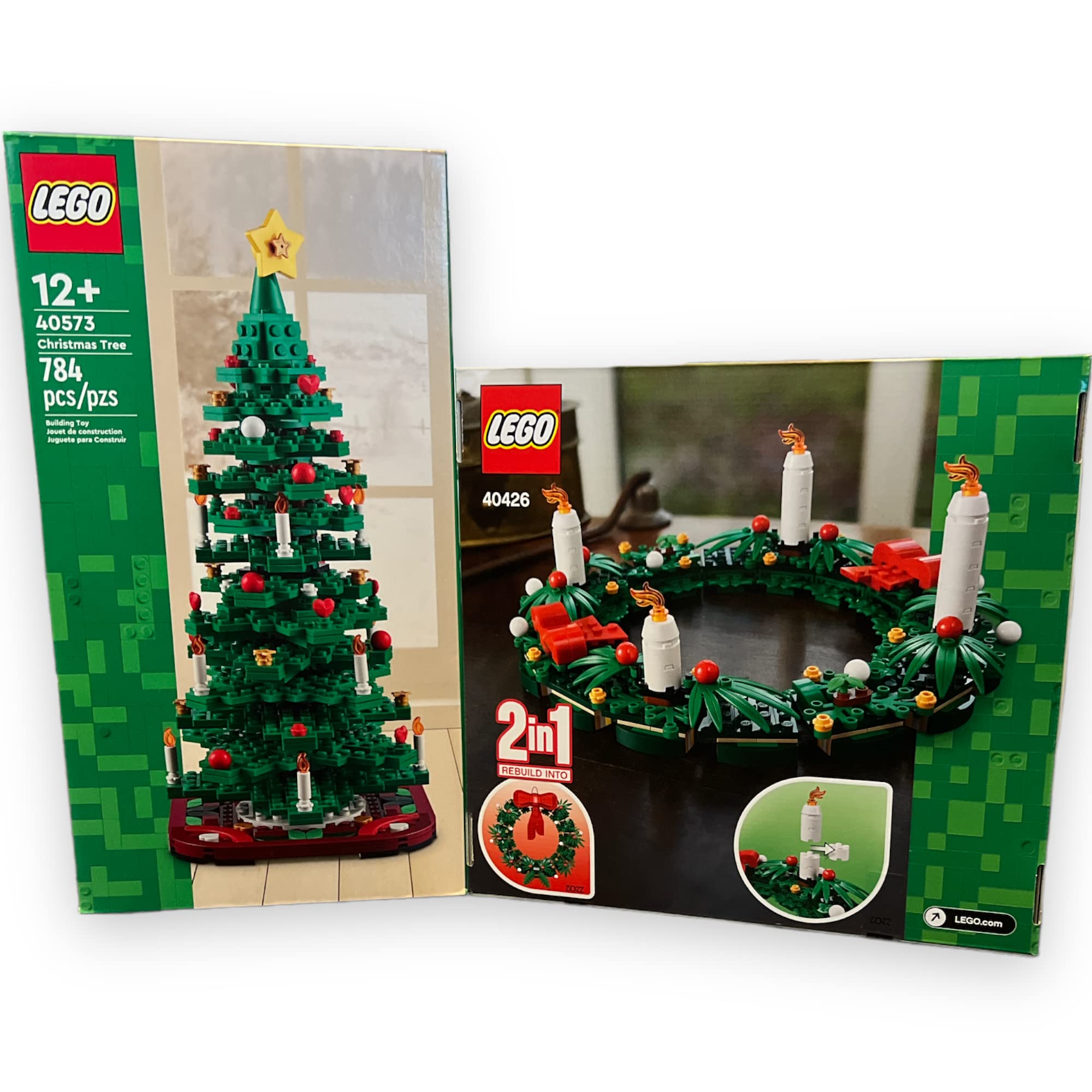 Foto 7 pulgar | Set De Juguetes De Construcción Lego Christmas Tree (40573) Y Corona (40426) - Venta Internacional.