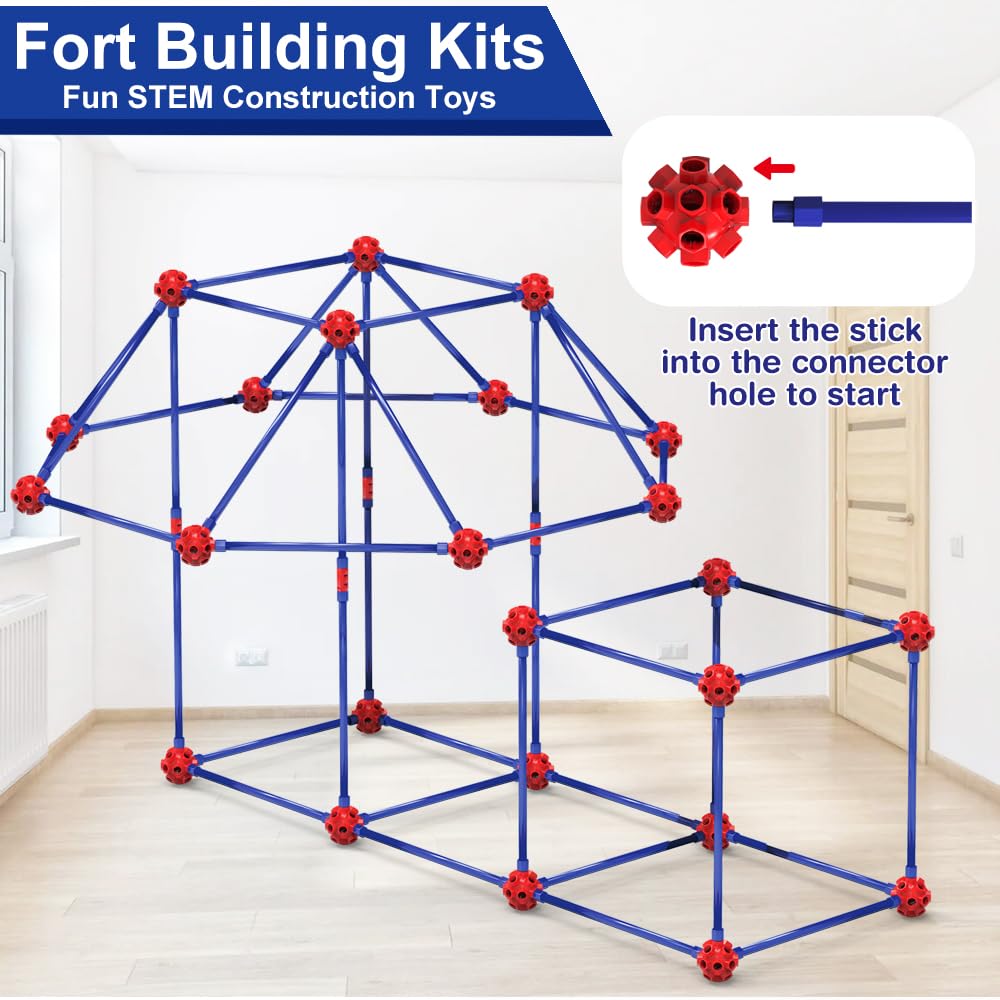 Foto 3 pulgar | Kit De Construcción Fort V-opitos Con 140 Piezas Para Niños De 4 A 12 Años - Venta Internacional.