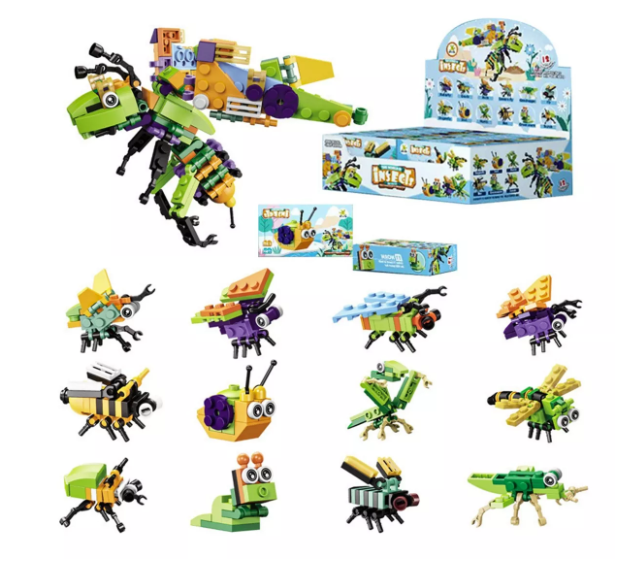 Insecto  Wünd 12 In 1 Bloques De Construcción Compatible Con Lego