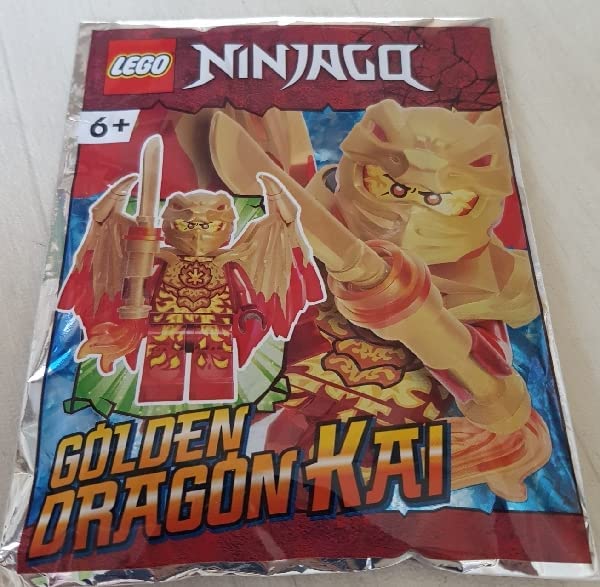 Foto 4 pulgar | Lego Ninjago Cristalizado: Kai Golden Dragon Minifig Con F - Venta Internacional.