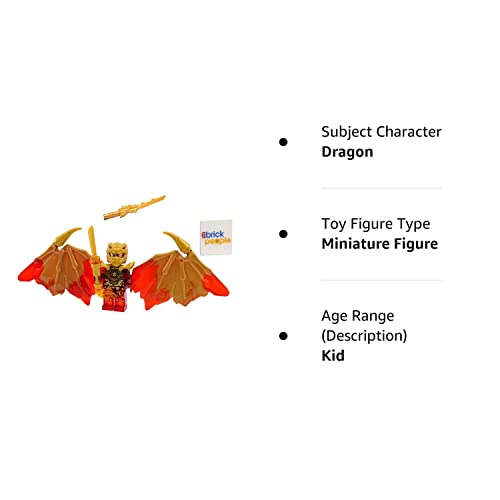 Foto 7 pulgar | Lego Ninjago Cristalizado: Kai Golden Dragon Minifig Con F - Venta Internacional.