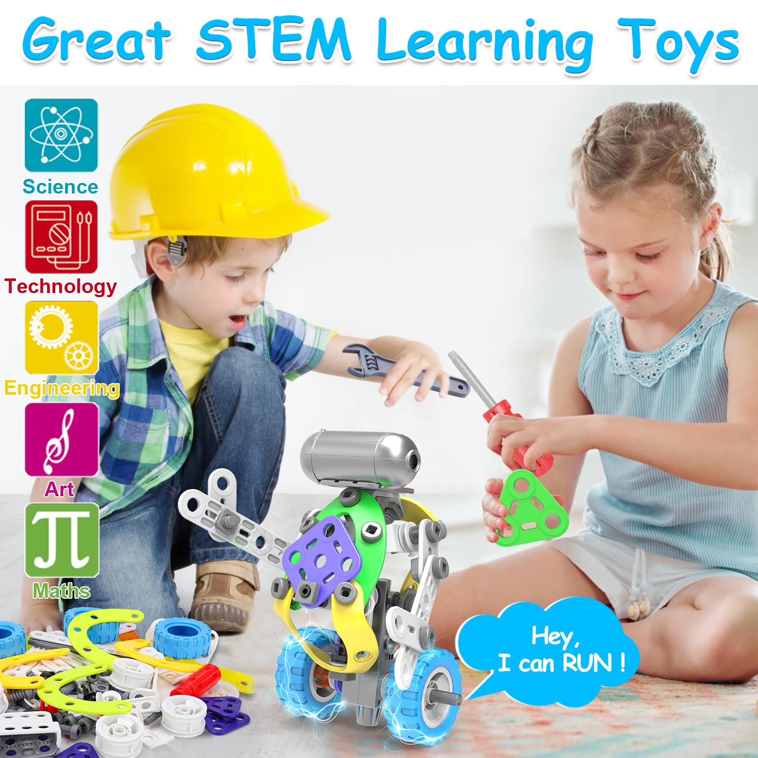 Foto 5 pulgar | Edificio Eléctrico 10 En 1 De Stem Toys Tsomtto, 109 Piezas, 5 A 8 Años - Venta Internacional.