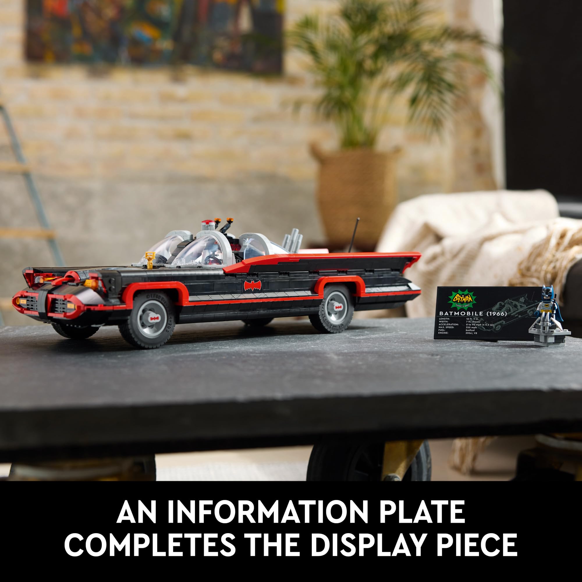 Foto 7 pulgar | Set De Construcción Lego Dc Batman The Classic Tv Series Batmobile - Venta Internacional.