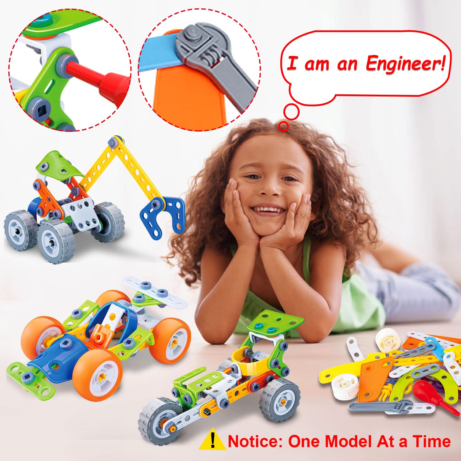 Foto 4 pulgar | Kit De Construcción Tsomtto 10 En 1, Juguetes Stem, 167 Piezas, Para Niños De Más De 5 Años - Venta Internacional.