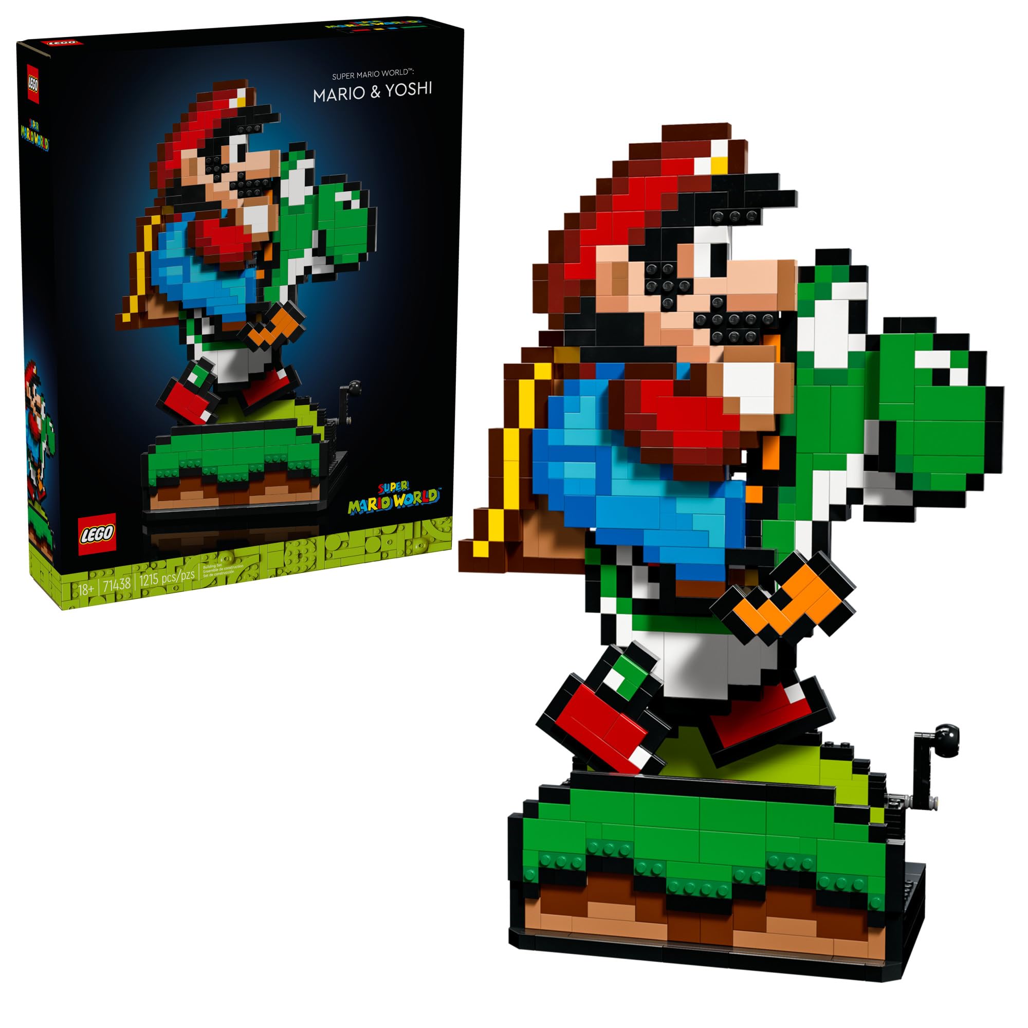 Foto 2 pulgar | Set De Construcción Lego Super Mario World Mario & Yoshi 71438 - Venta Internacional.