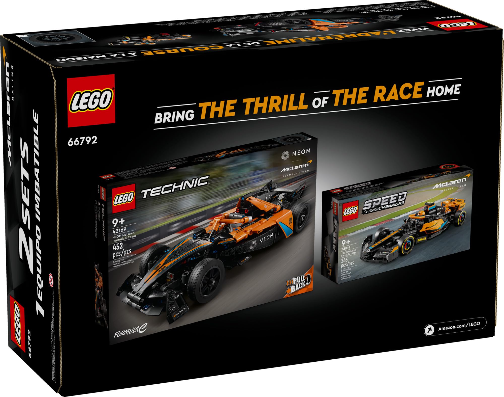 Foto 7 pulgar | Juguete Lego Technic & Speed Champions Mclaren Racing Pack 66792 - Venta Internacional.