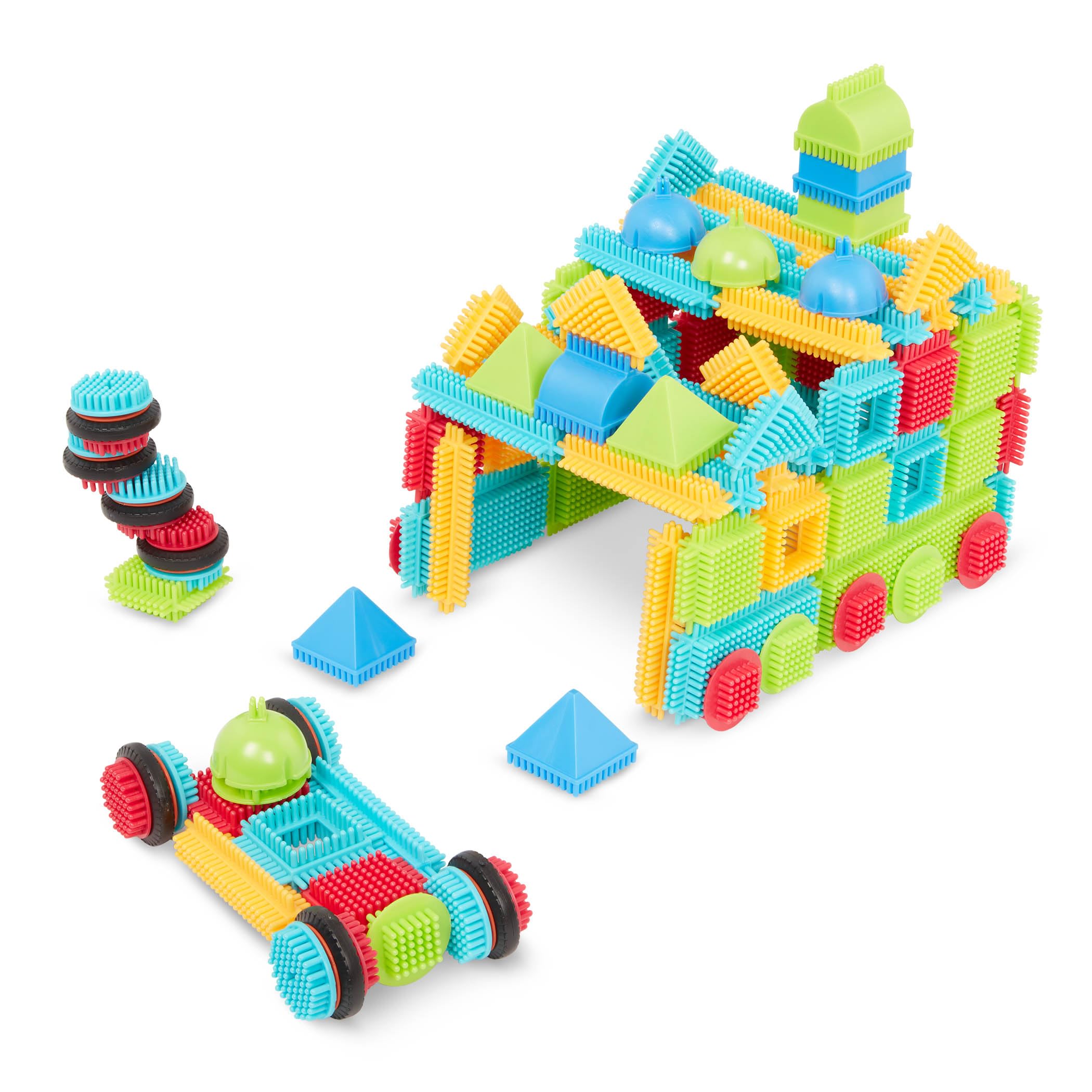 Bloques De Construcción Battat Bristle Blocks, 112 Unidades, Más De 2 Años - Venta Internacional.