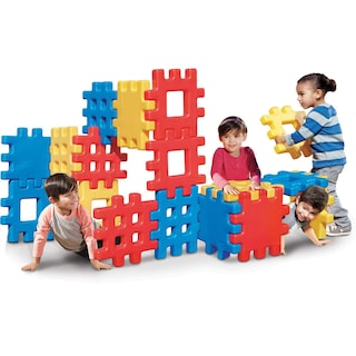 Foto 7 | Juego De Gofres Little Tikes Big Waffle, 18 Piezas, Azul/rojo/amarillo - Venta Internacional.