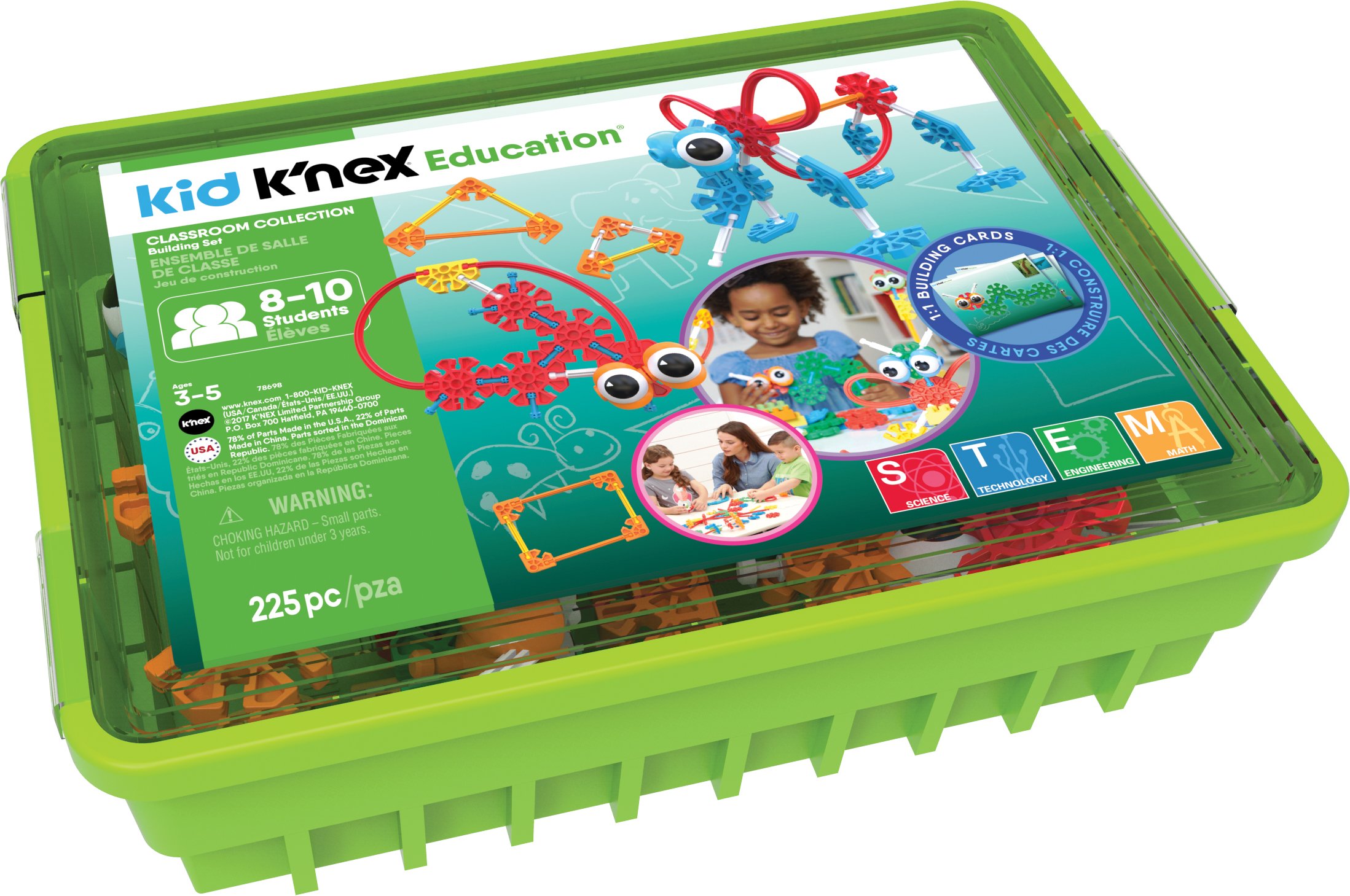 Set De Construcción K'nex Kid Education Classroom Con 225 Piezas - Venta Internacional.